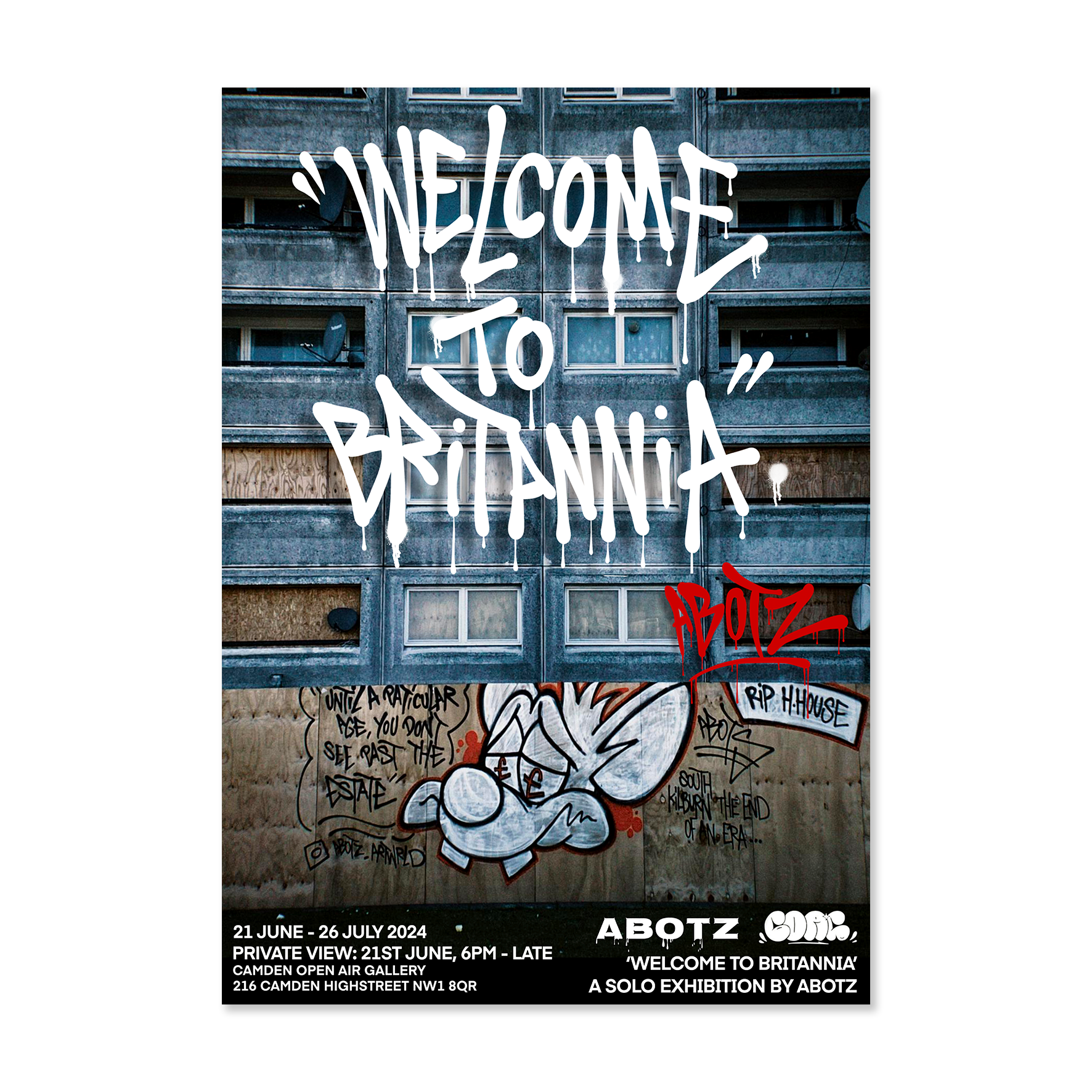 Abotz Welcome to Britannia exhibition - 2024