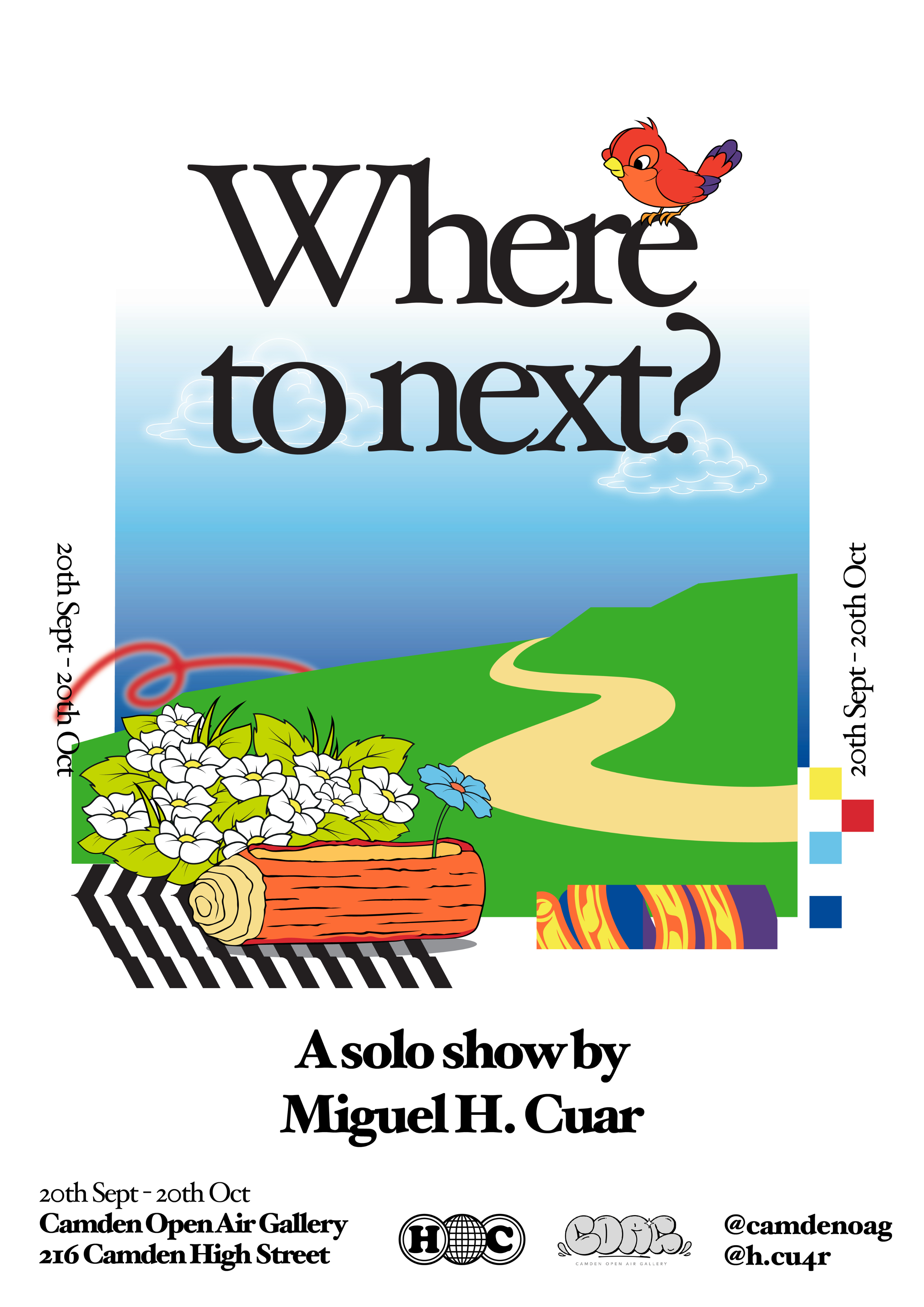 Miguel H.Cuar Where to next? exhibition - 2024