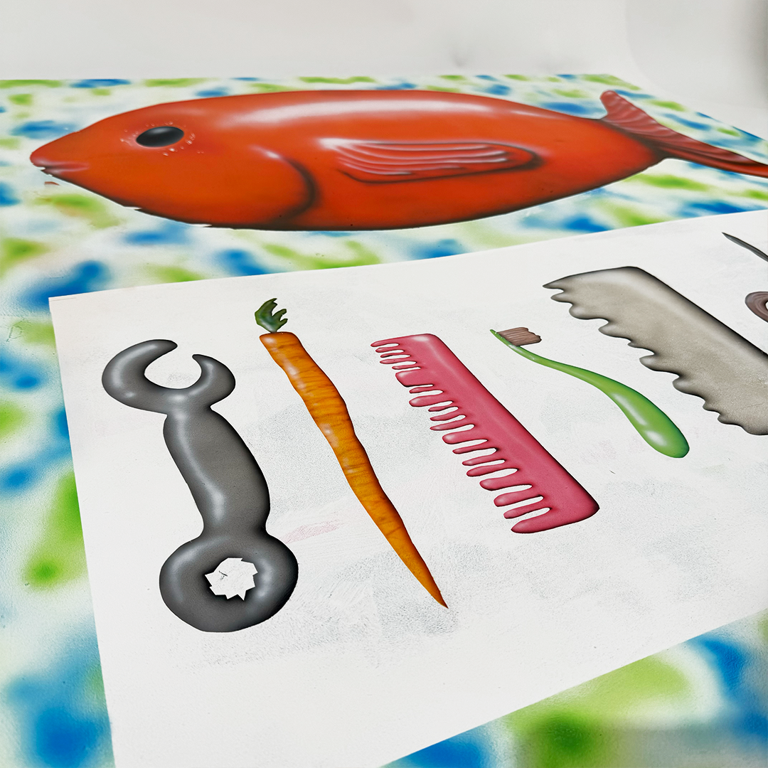 Ross Pole - Fillet My Goldfish Please - Original Artwork