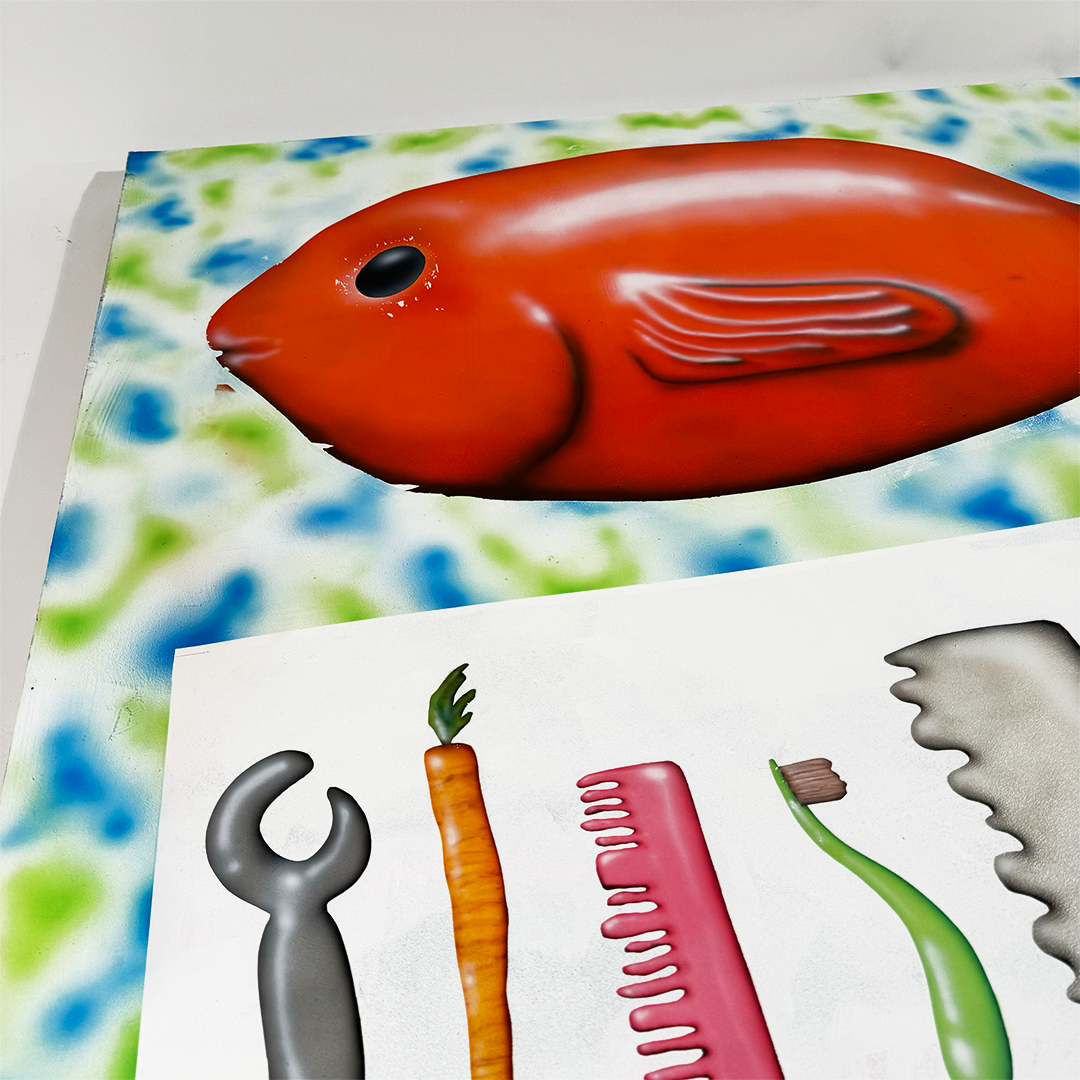 Ross Pole - Fillet My Goldfish Please - Original Artwork