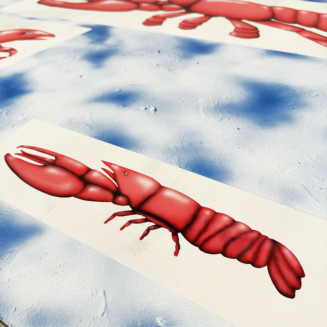 Ross Pole - Lobster Lunch - Original Artwork