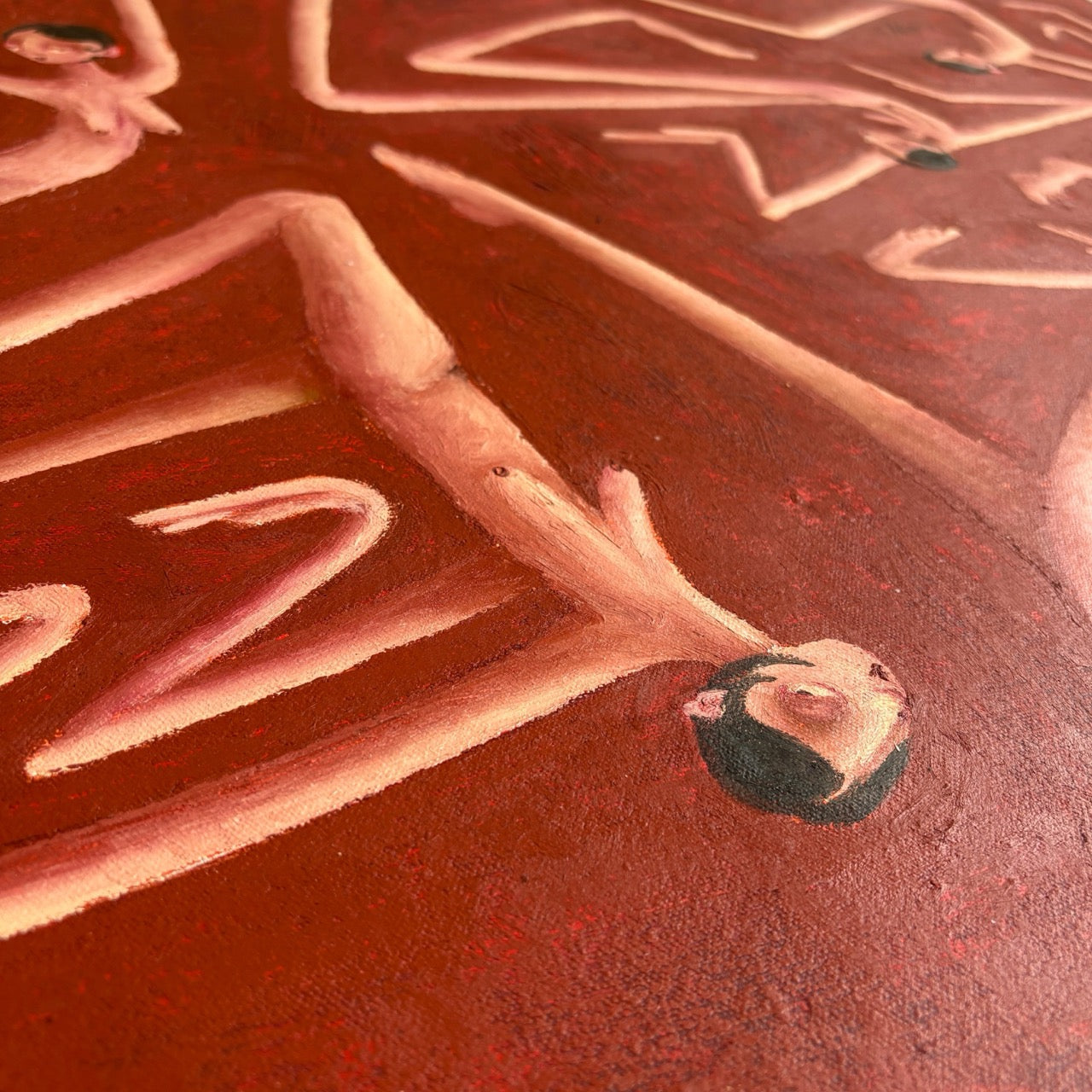 Brofoz Vivarium IV original acrylic and oil on canvas 82x145cm 2026
