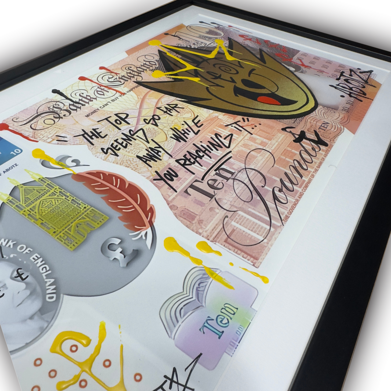 Abotz - £10 Lizzie Large - Original Artwork