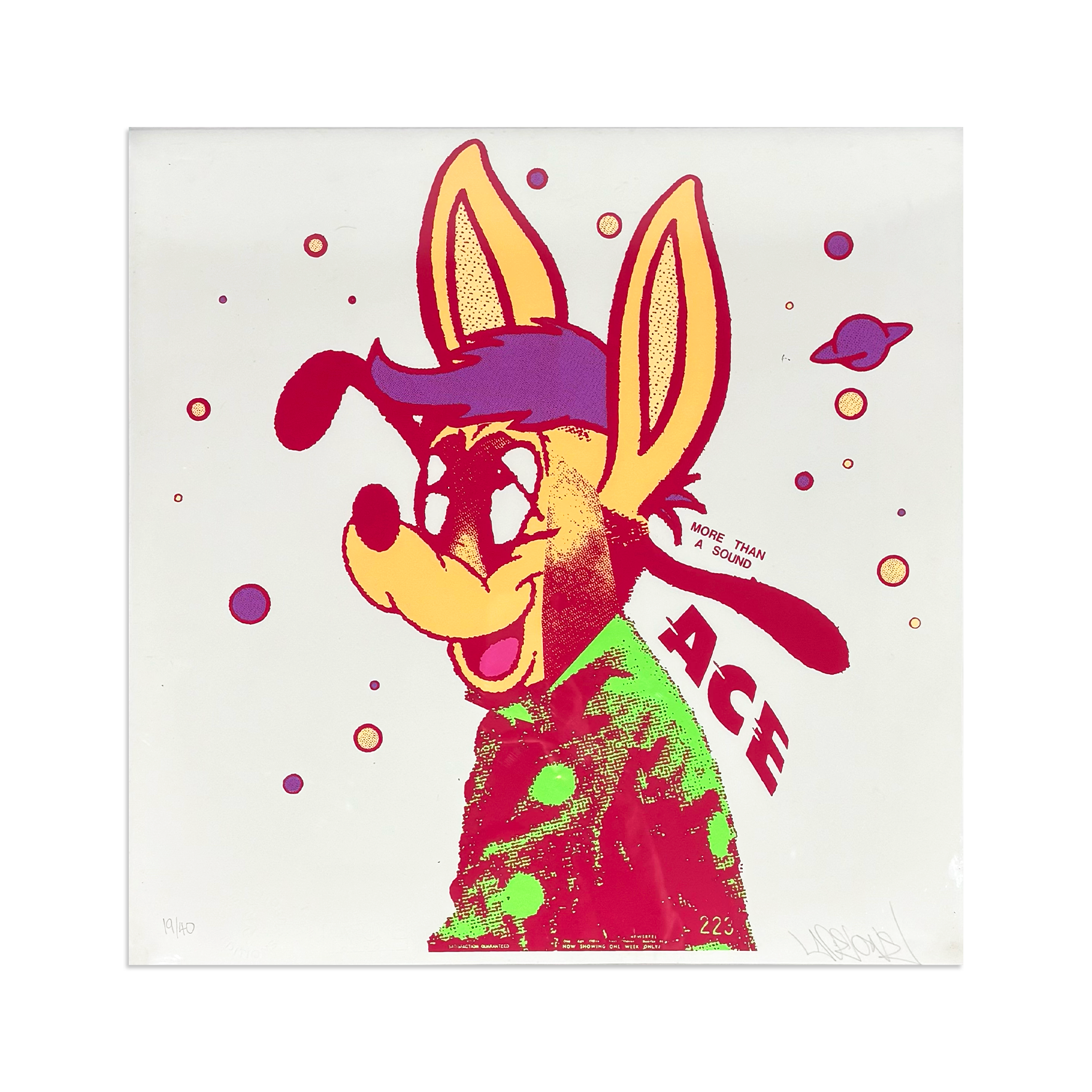 A.CE – Stoned Planet, 7-colour limited edition screenprint on heavy stock.