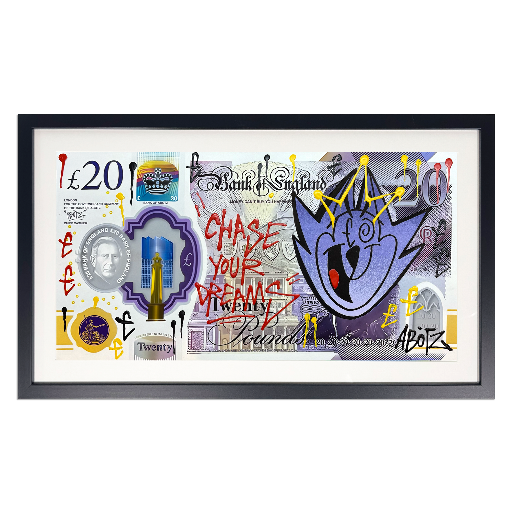Abotz - £20 Charles Large - Original Artwork