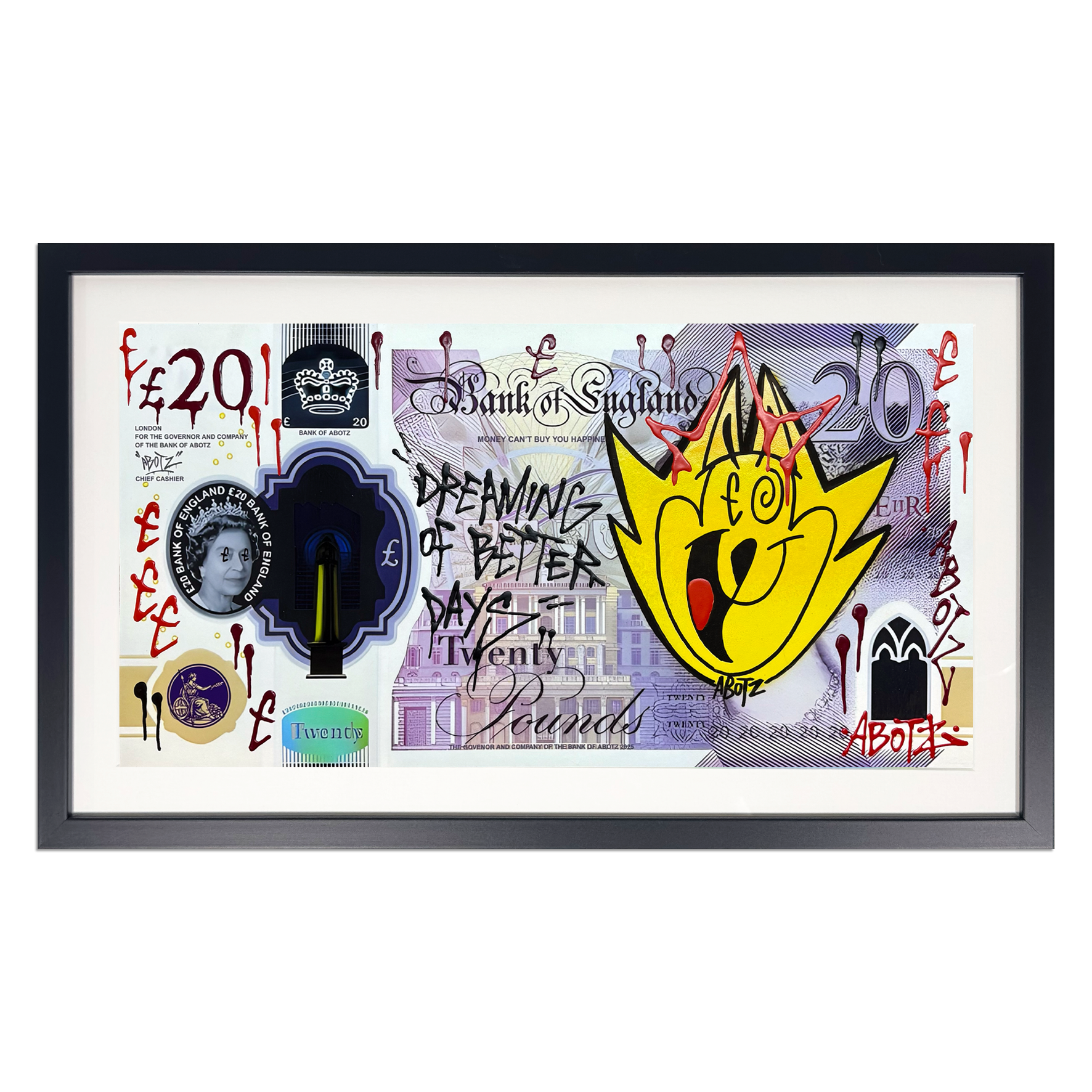 Abotz - £20 Lizzie Large - Original Artwork