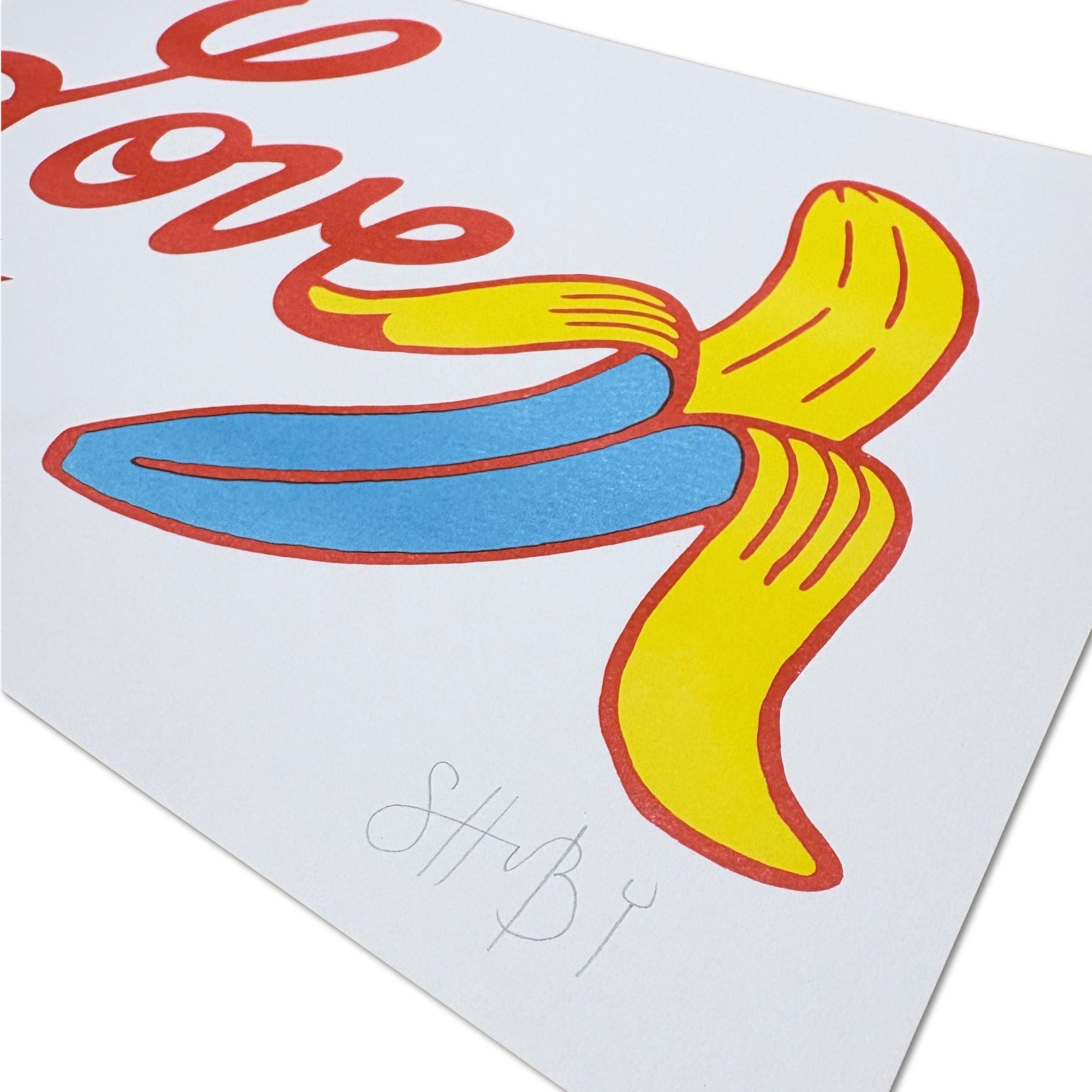 Shuby - Love Banana - Risograph Print