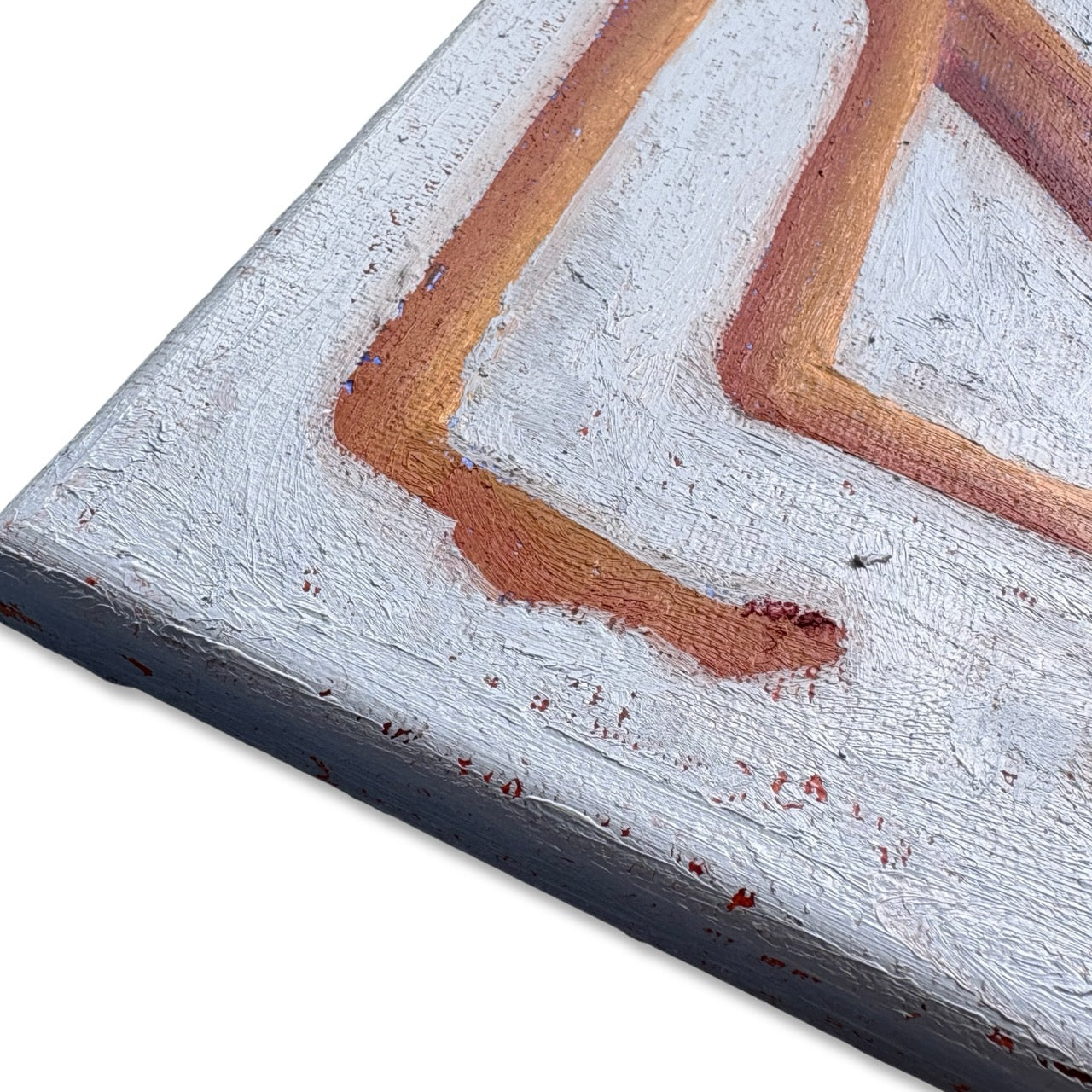 Close-up detail of Vivarium XIV original painting by Brofoz
