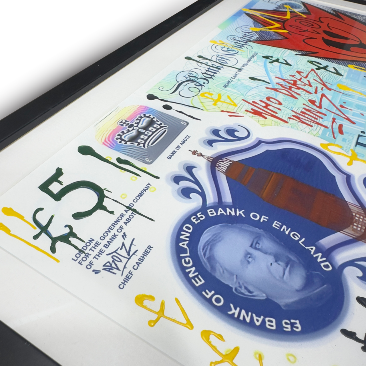 Abotz - £5 Charles Large - Original Artwork