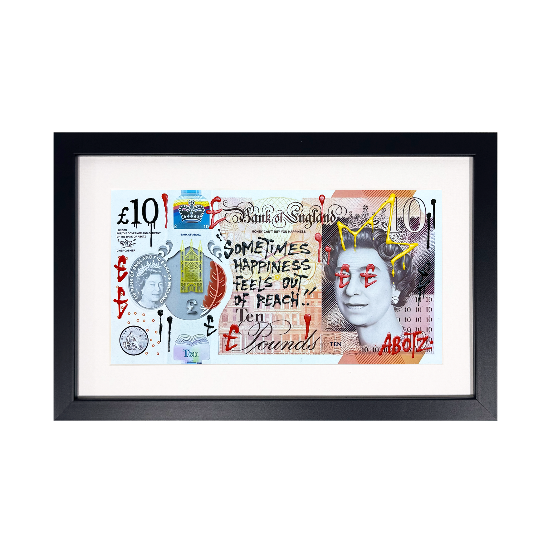 Abotz - £10 Lizzie Small - Original Artwork
