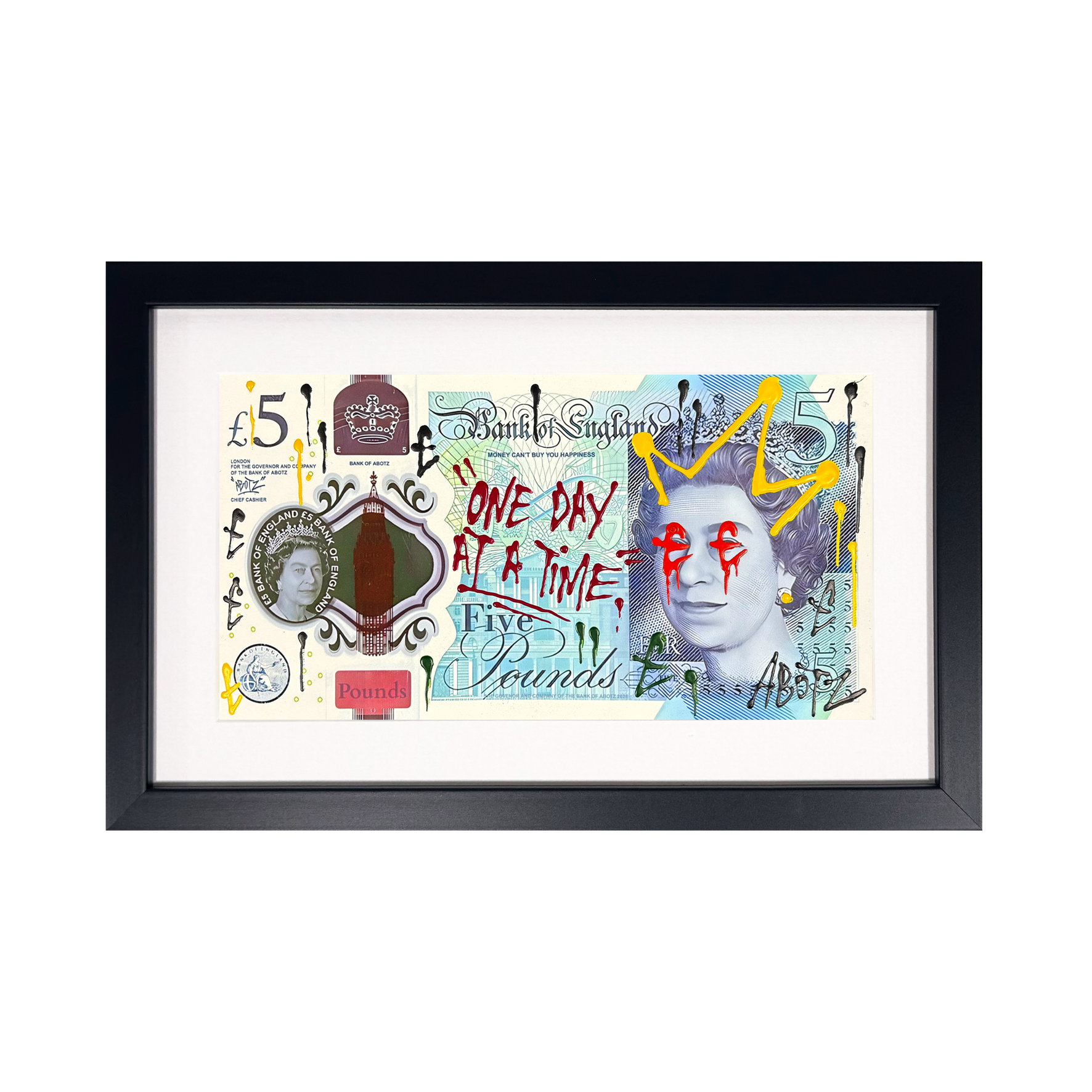 Abotz - £5 Lizzie Small - Original Artwork