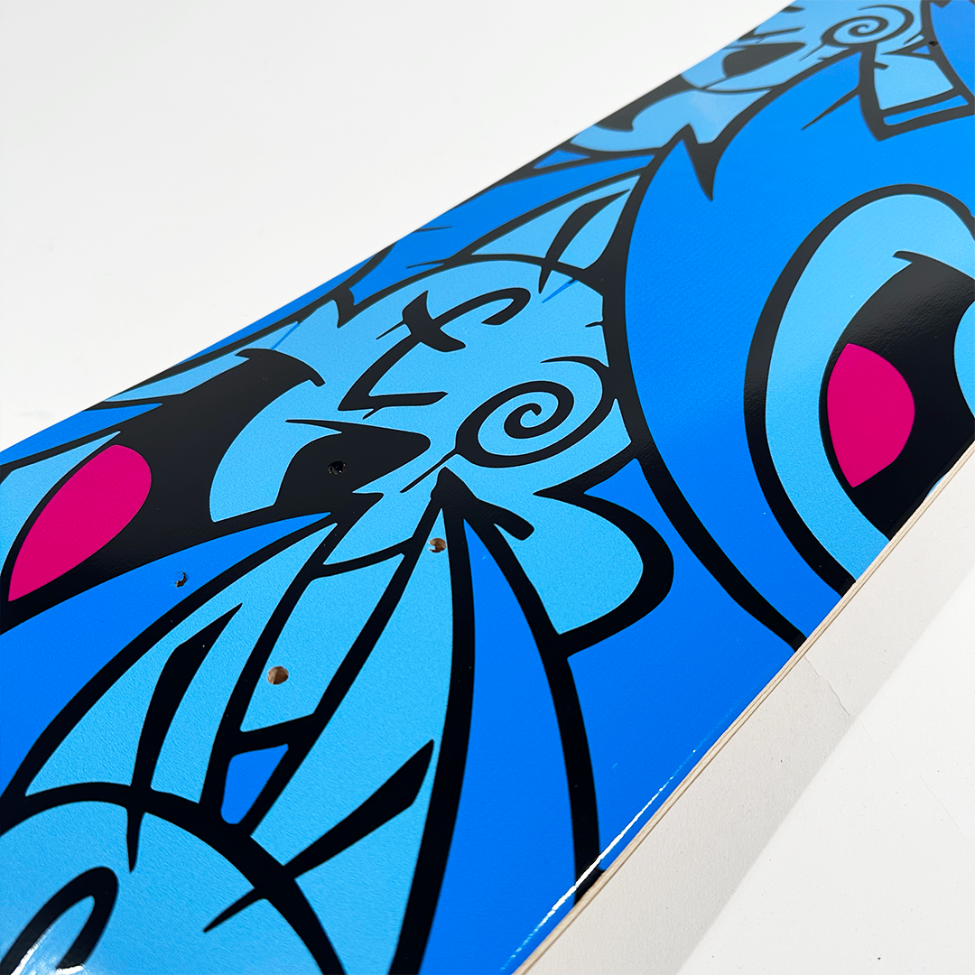 Abotz - Skateboard Deck - Blue