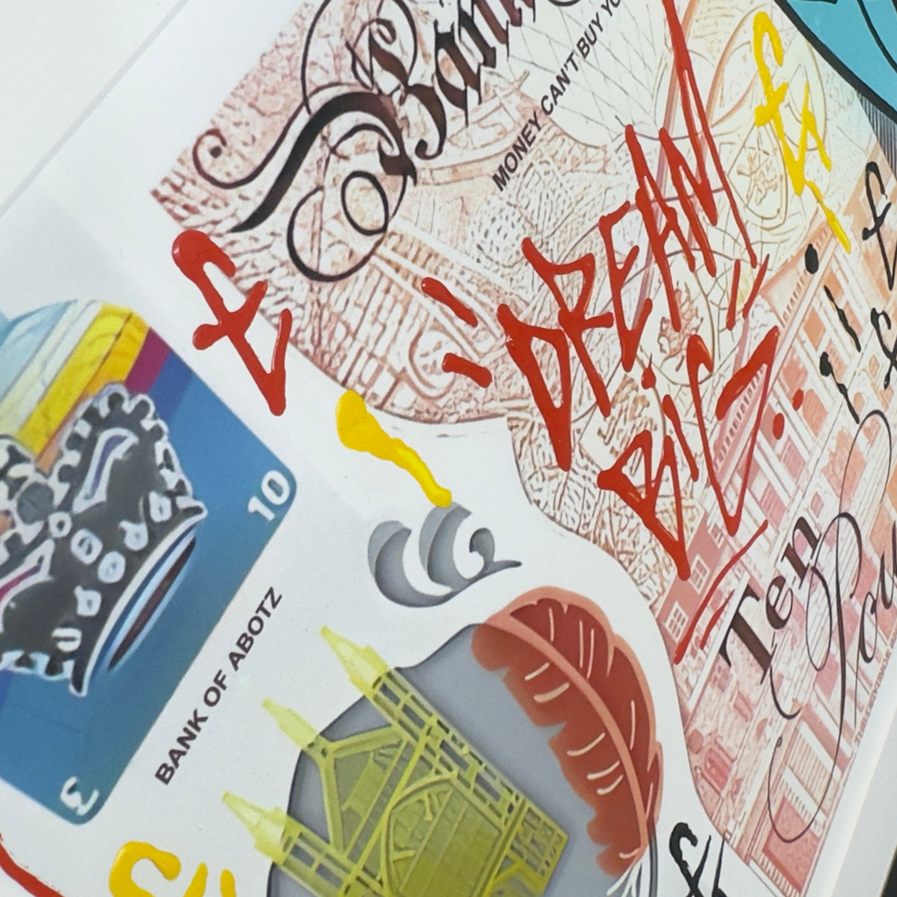 Abotz - £10 Charles Large - Original Artwork