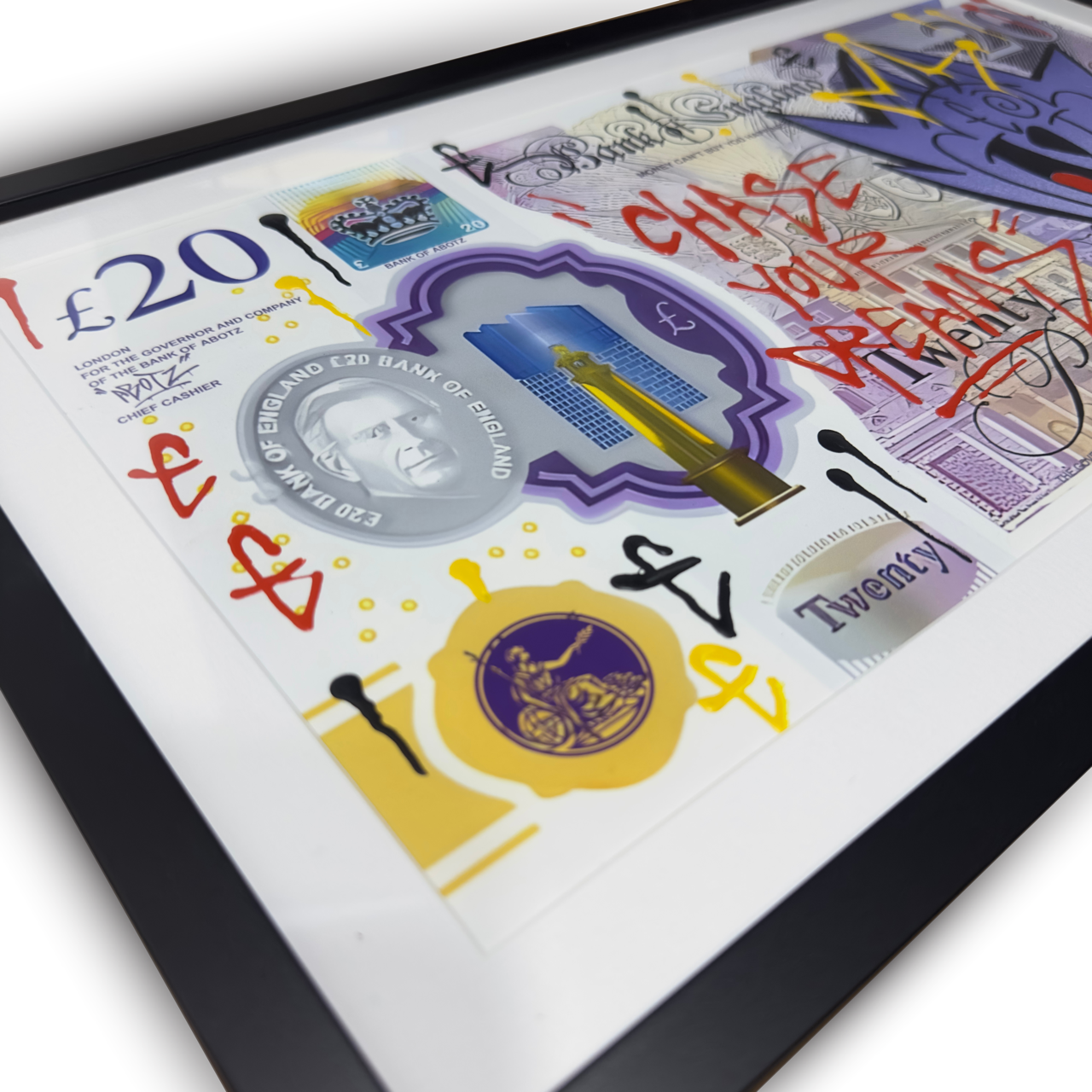 Abotz - £20 Charles Large - Original Artwork