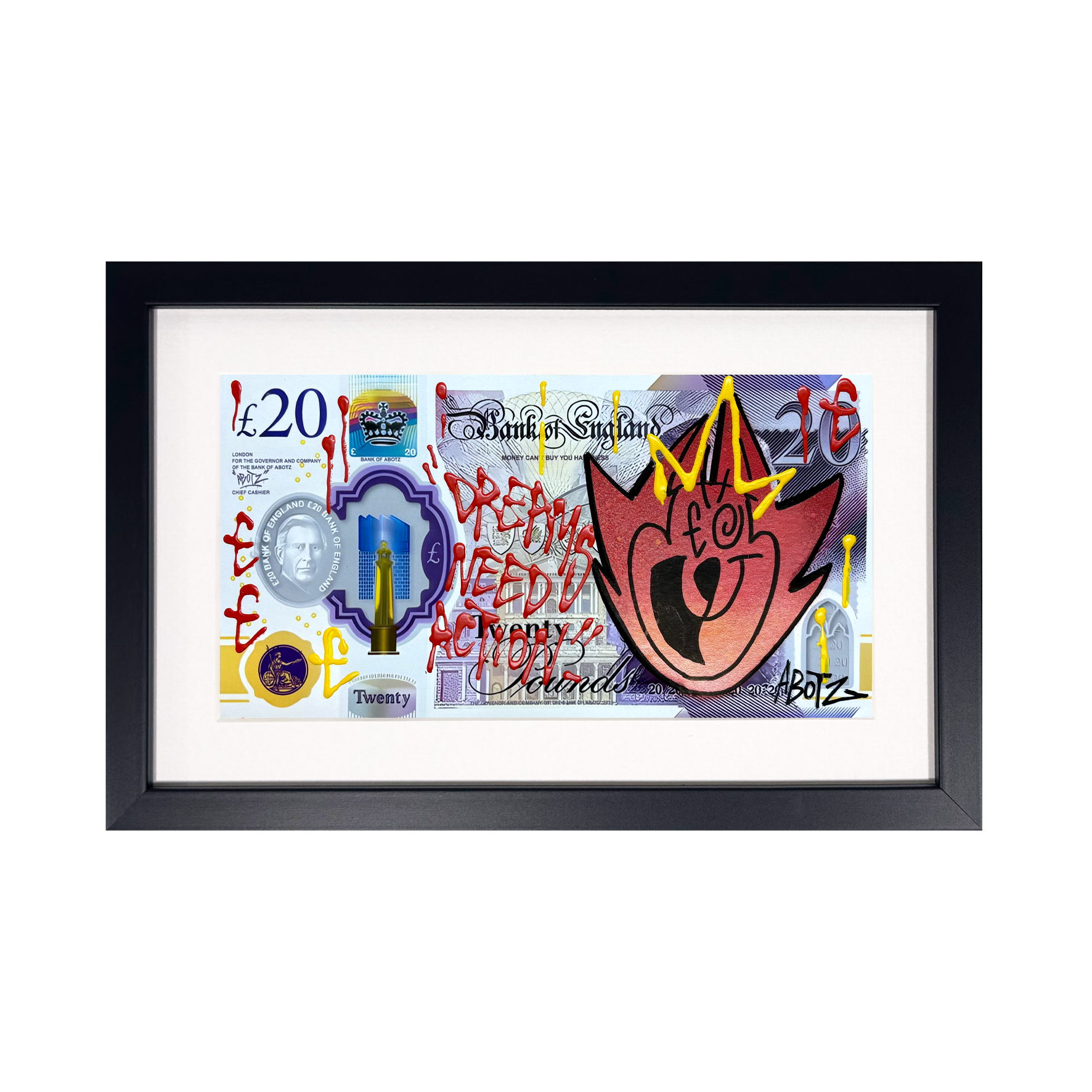 Abotz - £20 Charles Small - Original Artwork