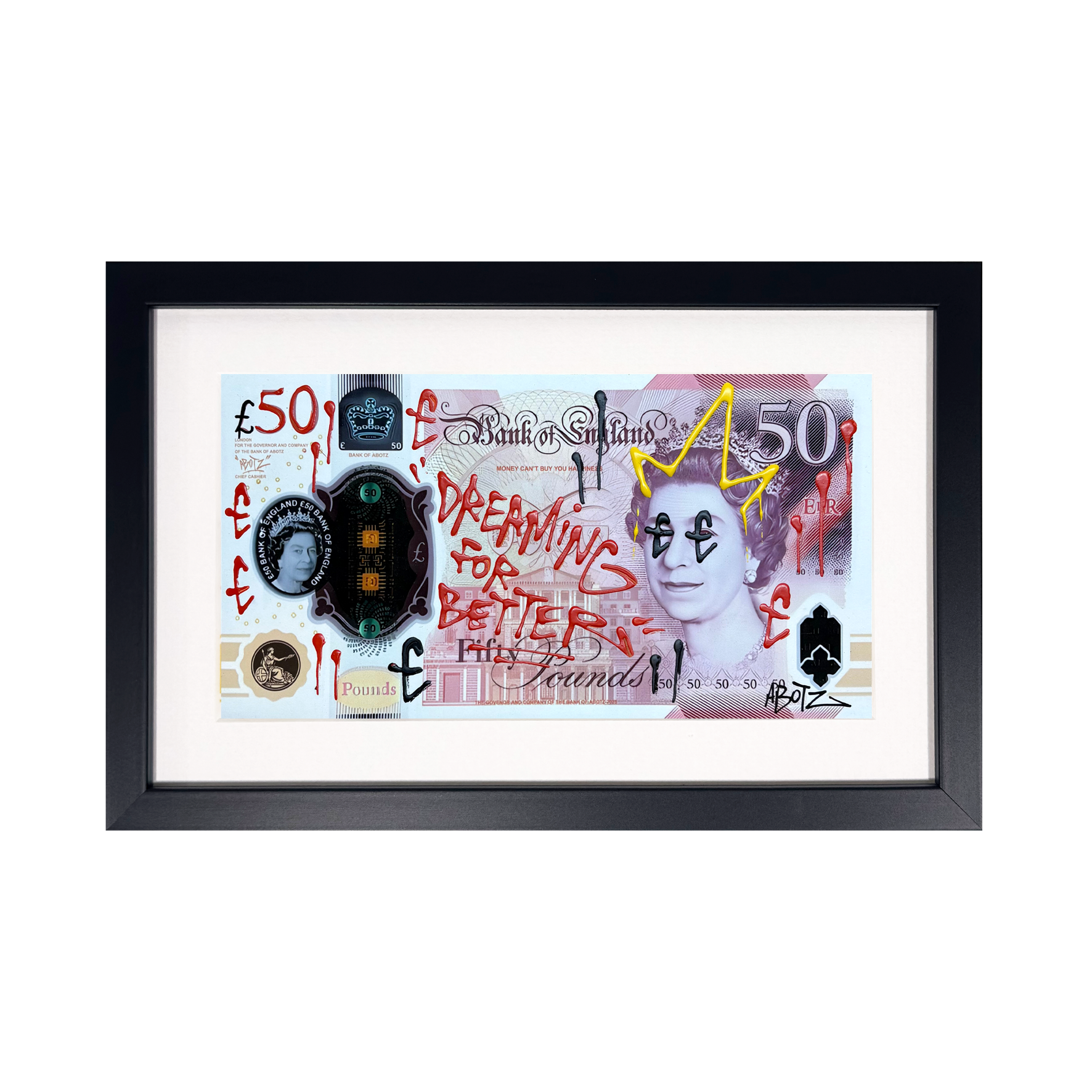 Abotz - £50 Lizzie Small - Original Artwork