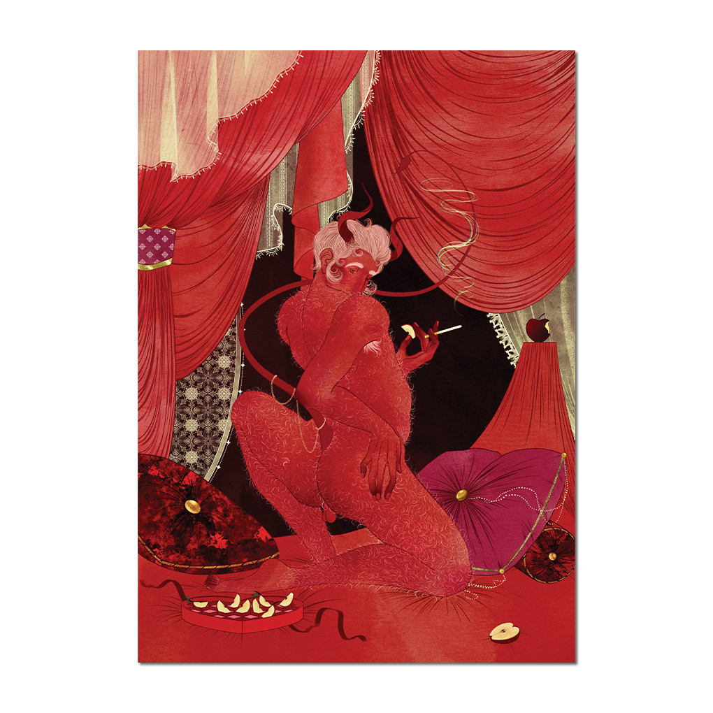 Girth Of Venus - The Crimson - Digital Print