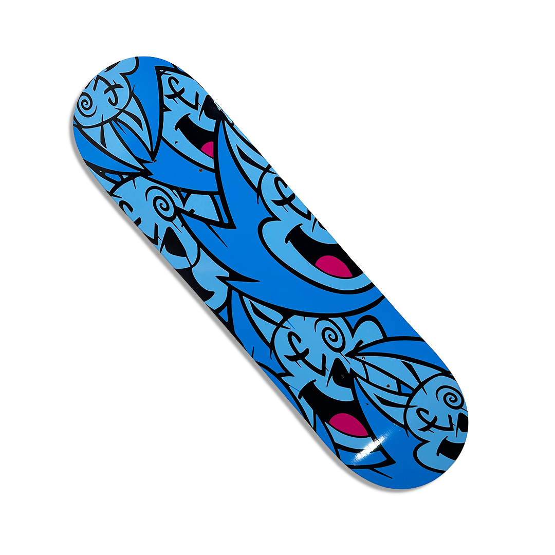 Abotz - Skateboard Deck - Blue
