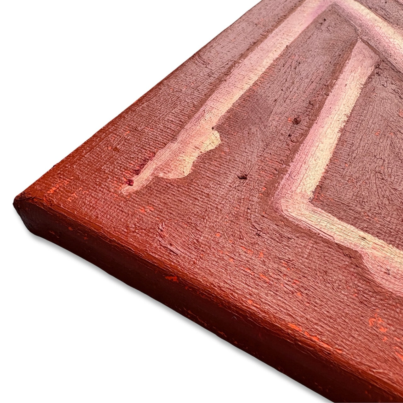 Close-up detail of Vivarium IX original painting by Brofoz