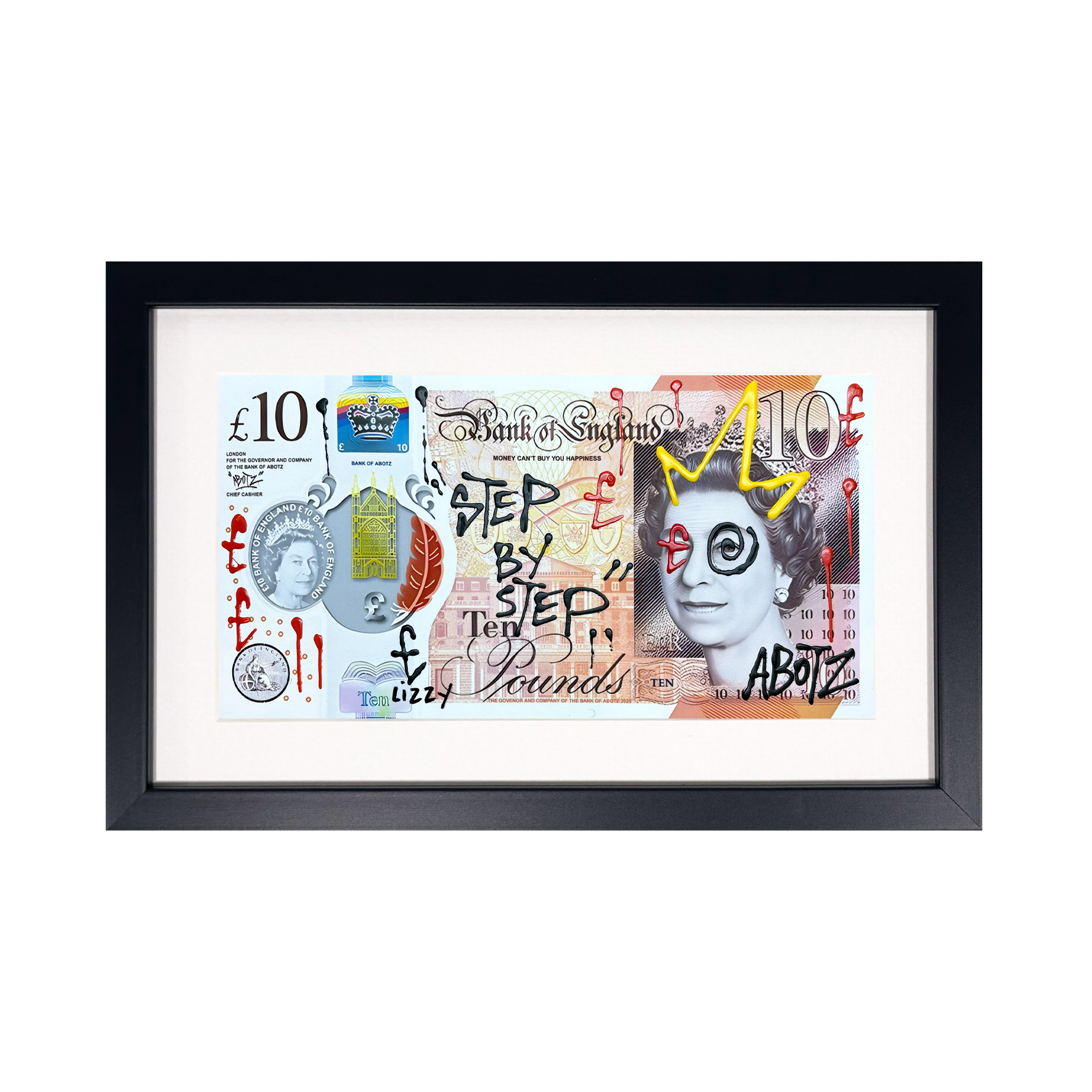 Abotz - £10 Lizzie Small - Original Artwork