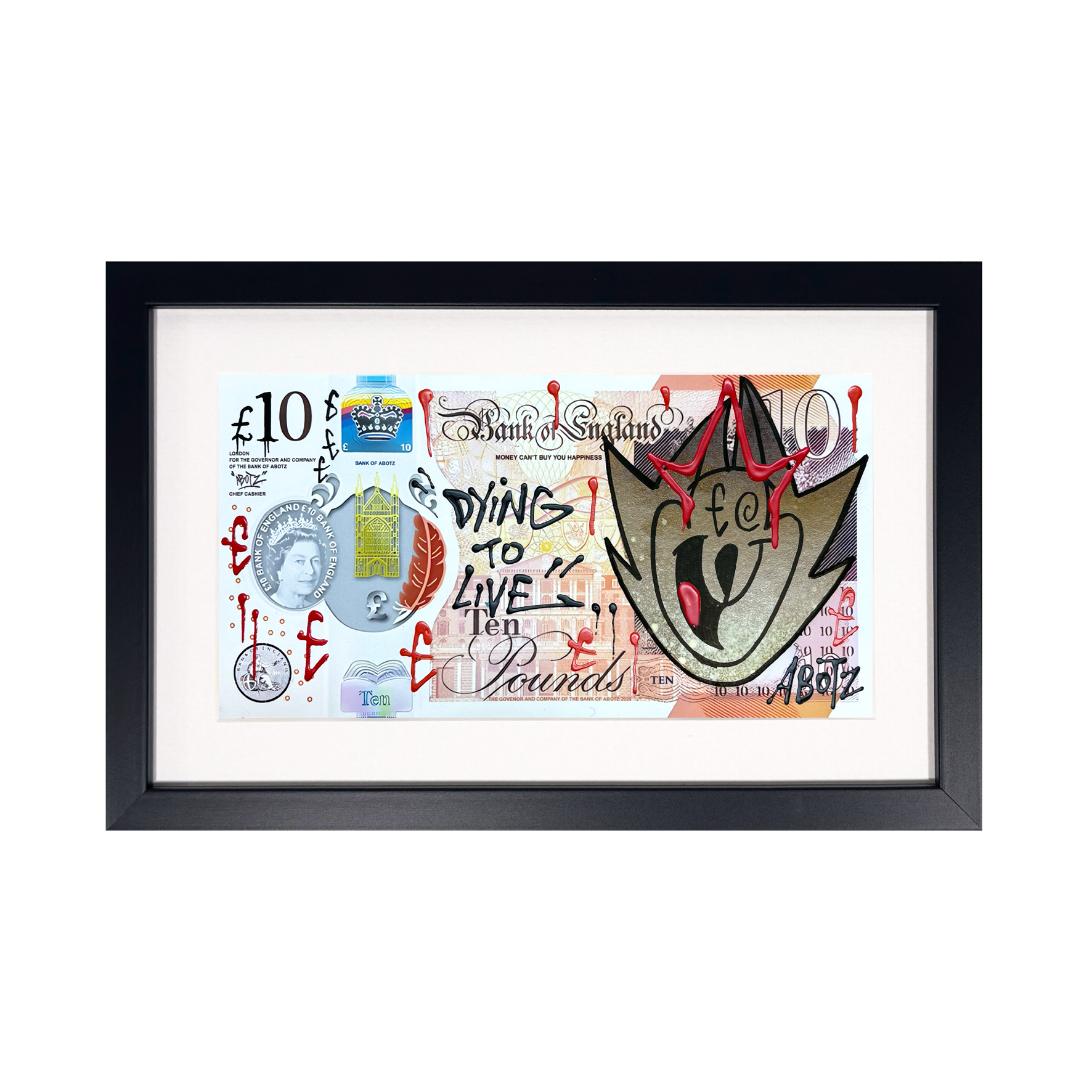 Abotz - £10 Lizzie Small - Original Artwork