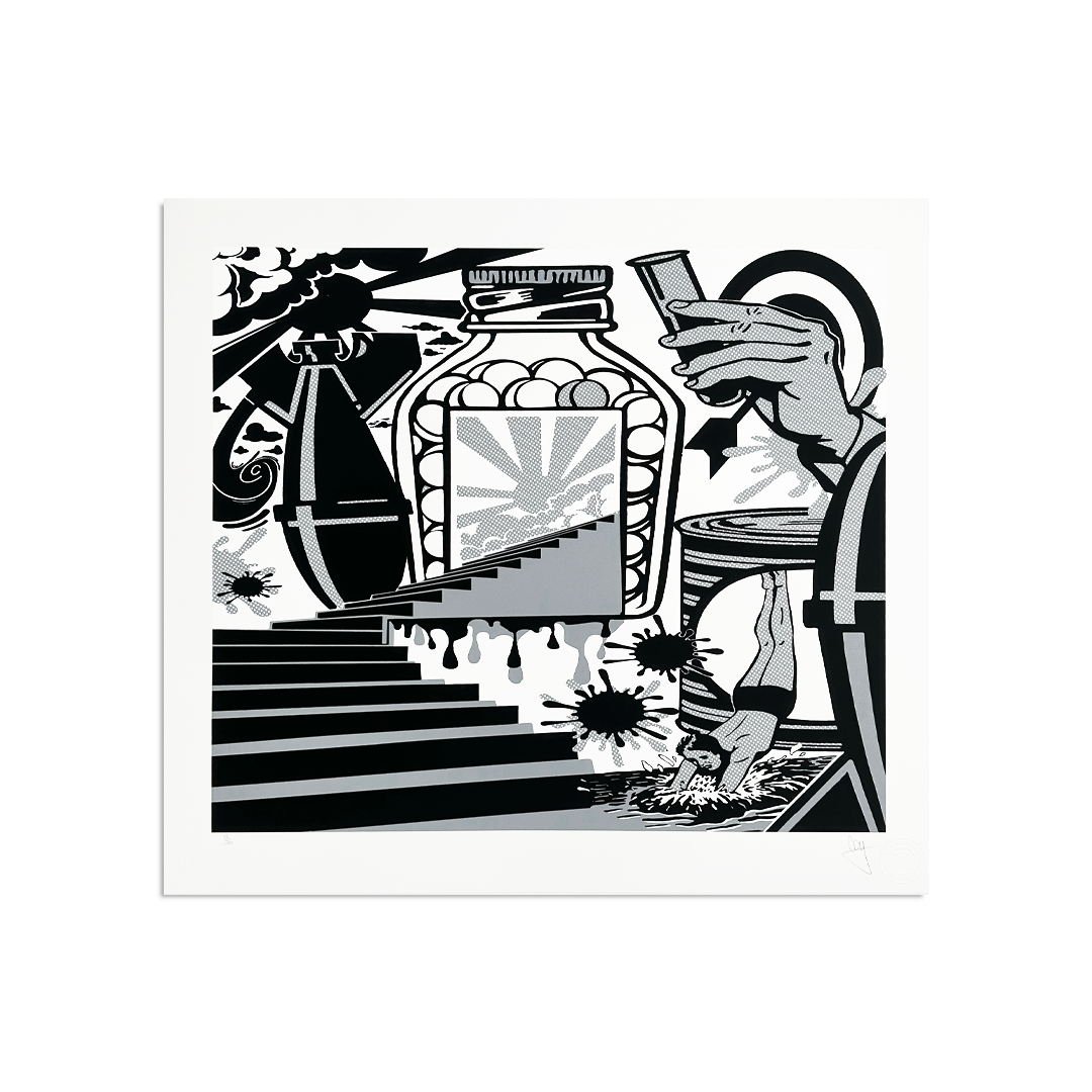 Xander Coy - Doors of Perception - Limited Edition Screenprint