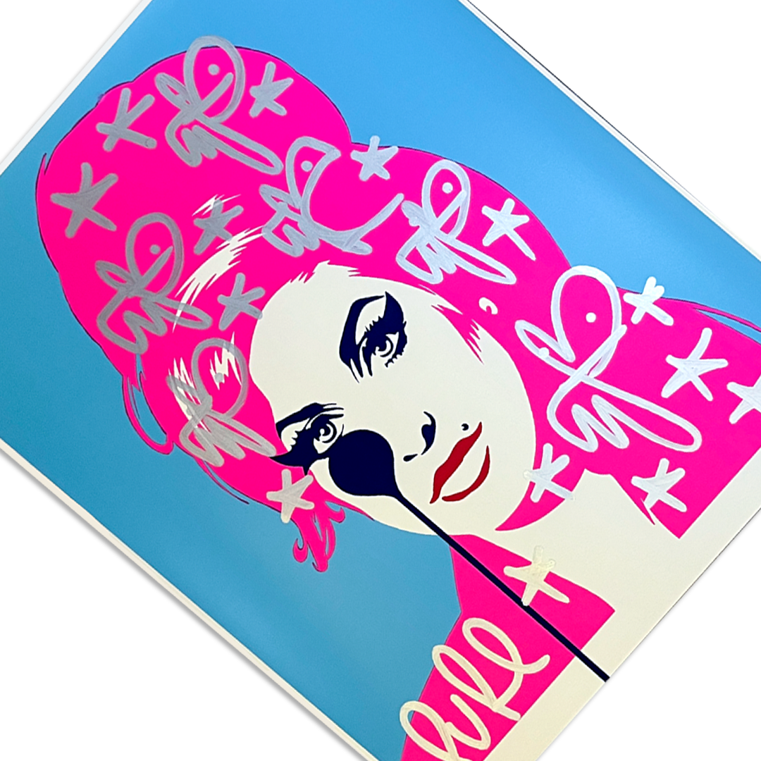 Pure Evil - Amy Winehouse, Purest of Pure Pink - Original Artwork