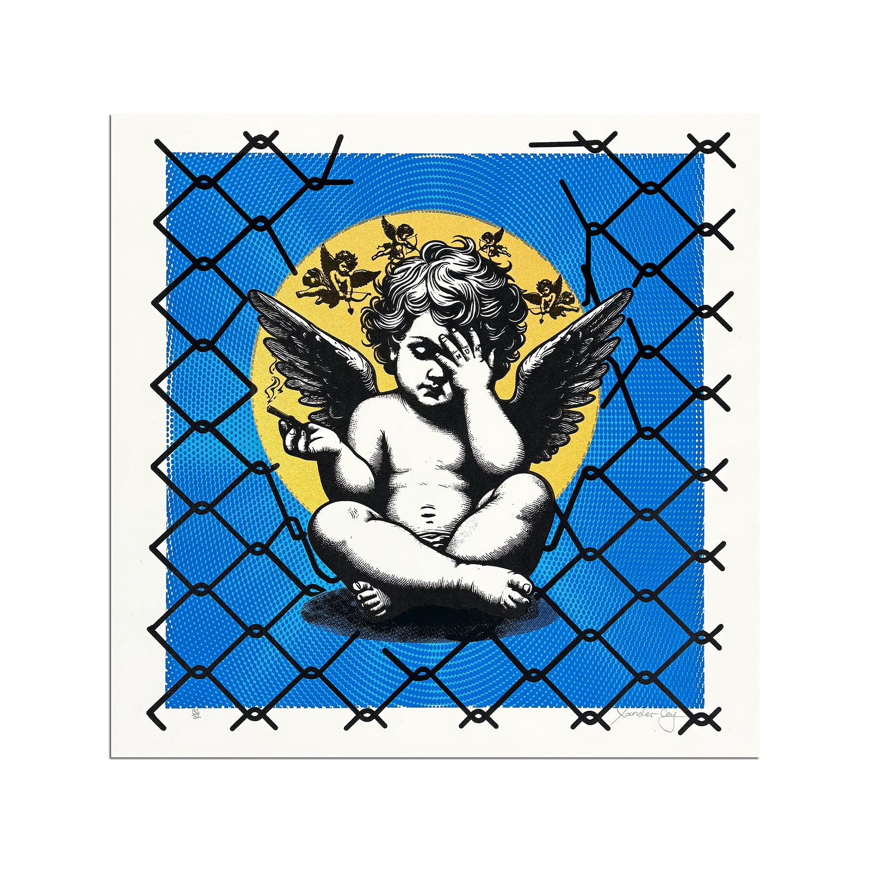 Xander Coy - Cherub - Limited Edition Screenprint