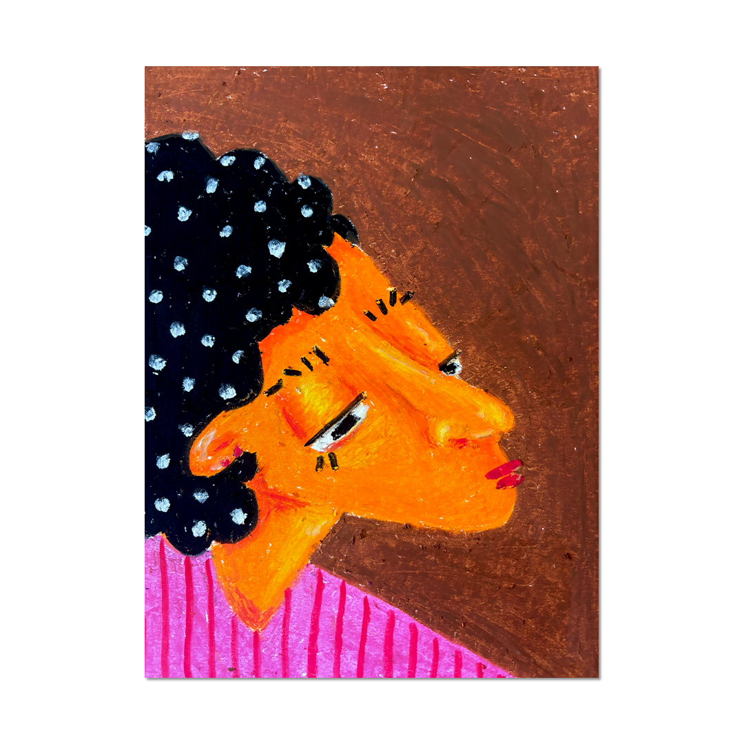 Detail of Clara artwork by Brofoz, Camden Open Air Gallery