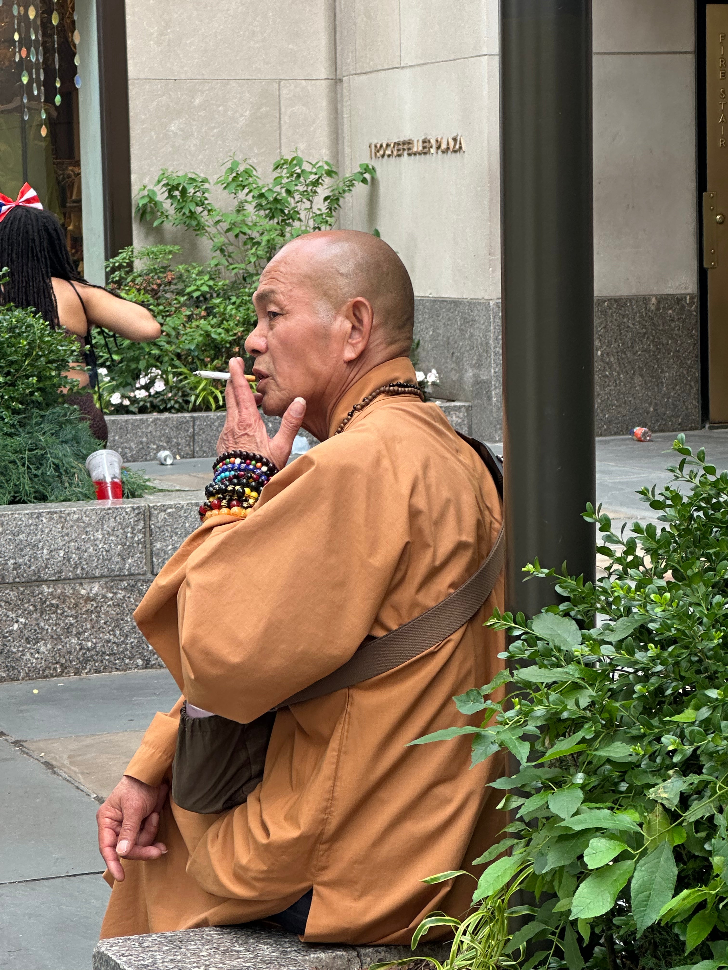 Amy Leung – Smoking Monk, New York – Limited Edition Print