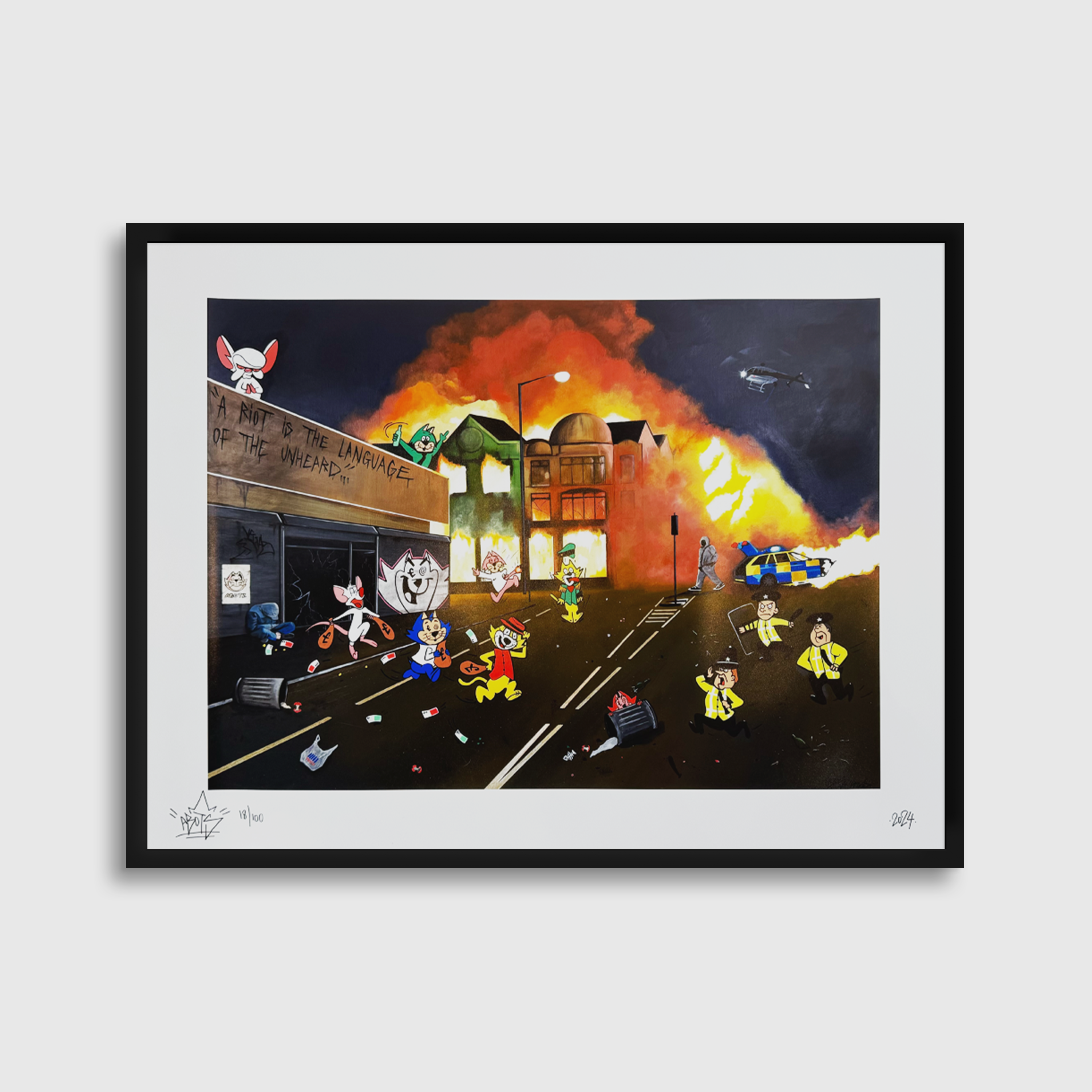 Abotz - The London Riots - Limited Edition Print