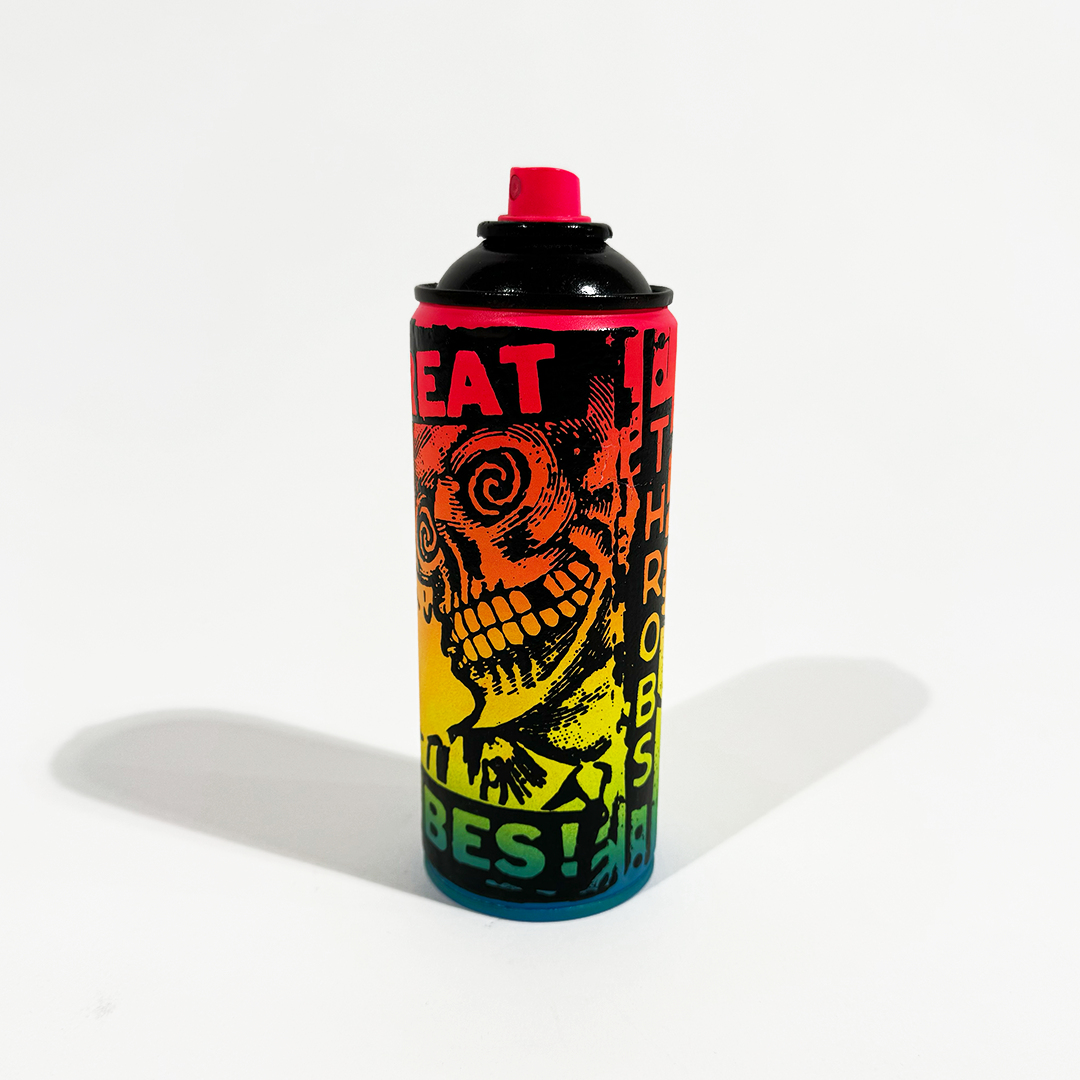 Ben Rider - Screen Printed Spray Cans