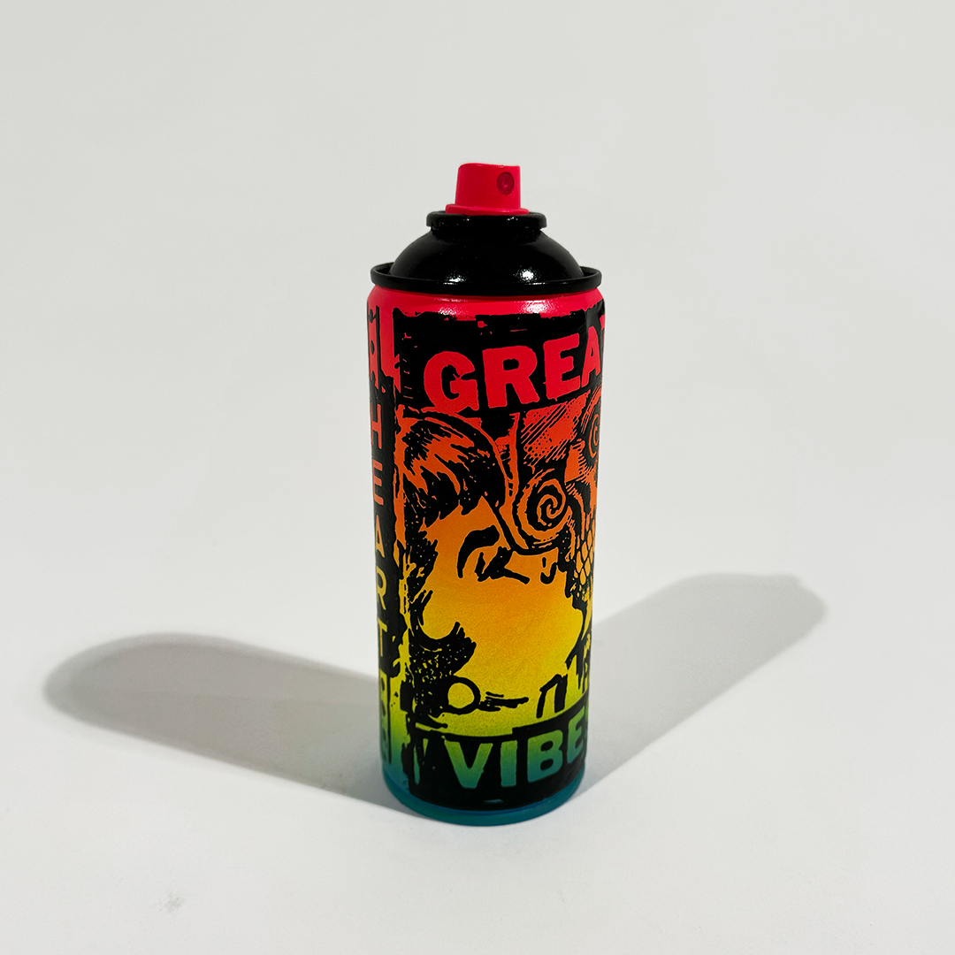 Ben Rider - Screen Printed Spray Cans