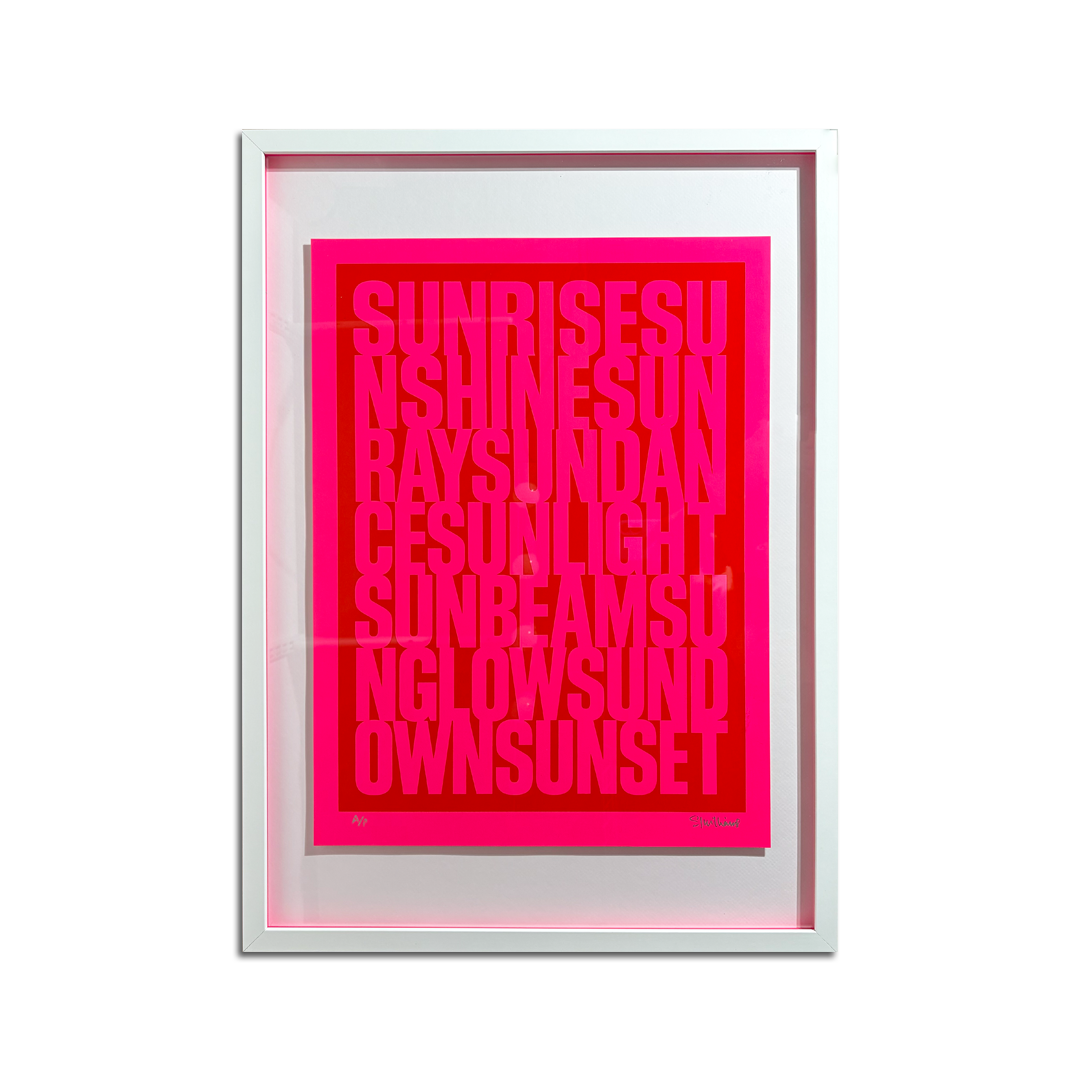 Steve Williams - Sunshine (Fluoro Paper Edition, Artist Proof) - Screen Print