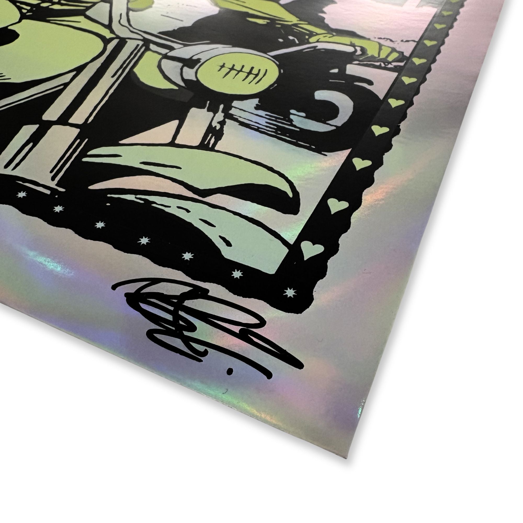 Ben Rider Flirtation screen print displayed at Camden Open Air Gallery