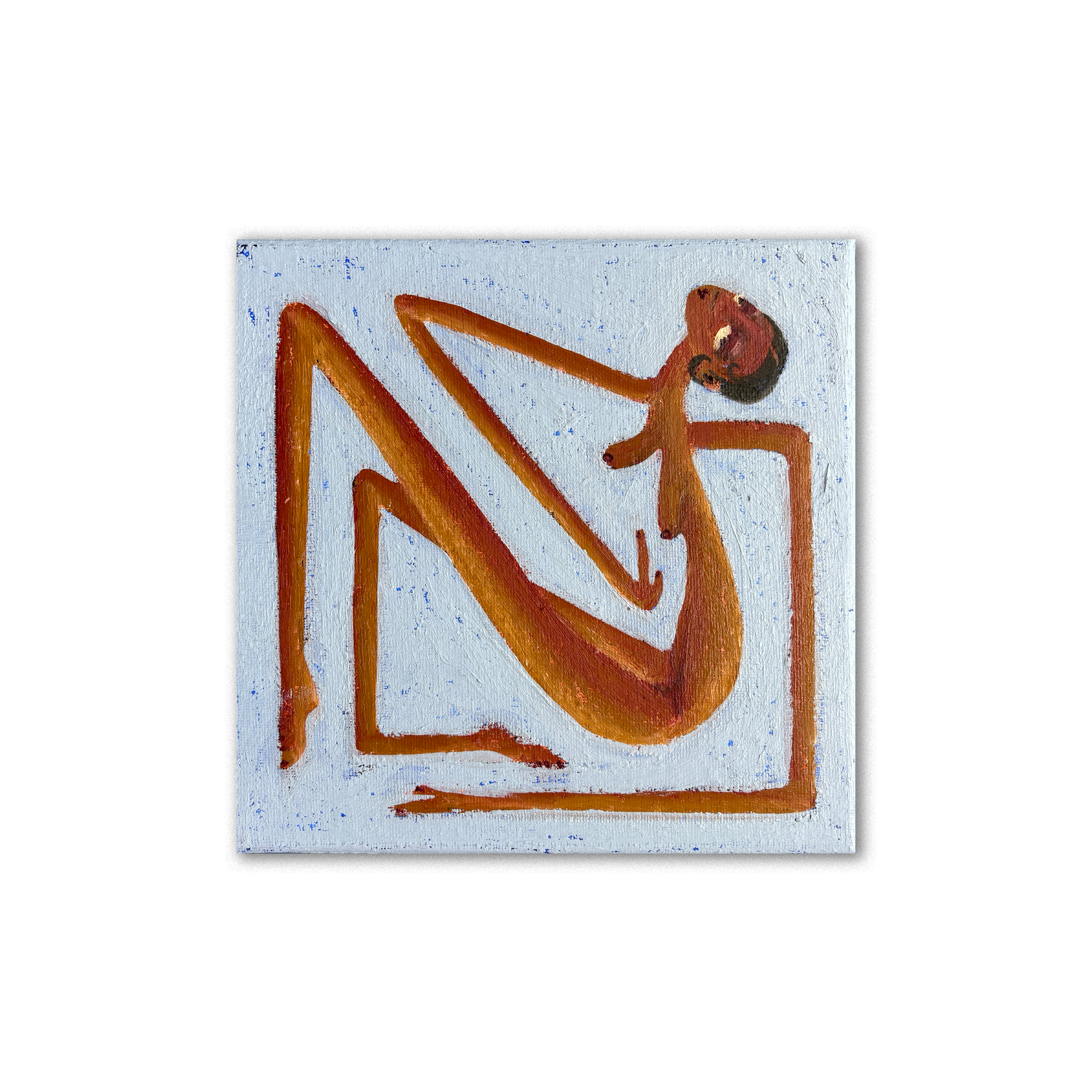 Brofoz Vivarium XII original acrylic and oil on canvas 20x20cm 2026