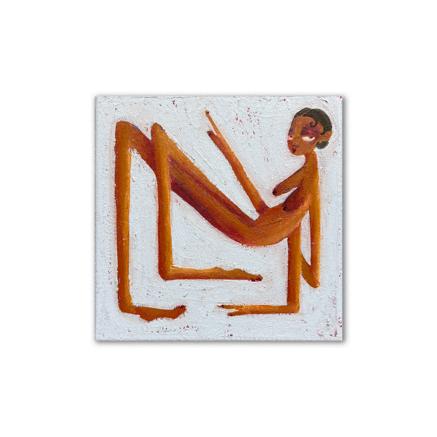 Brofoz Vivarium XIV original acrylic and oil on canvas 20x20cm 2026