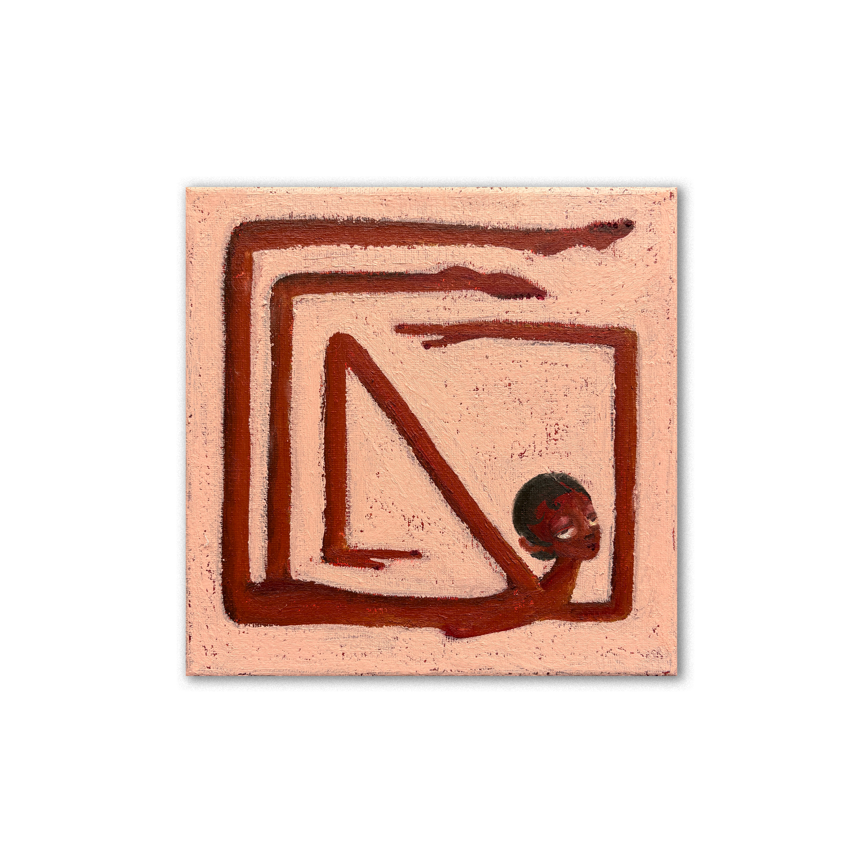 Brofoz Vivarium XVI original acrylic and oil on canvas 20x20cm 2026