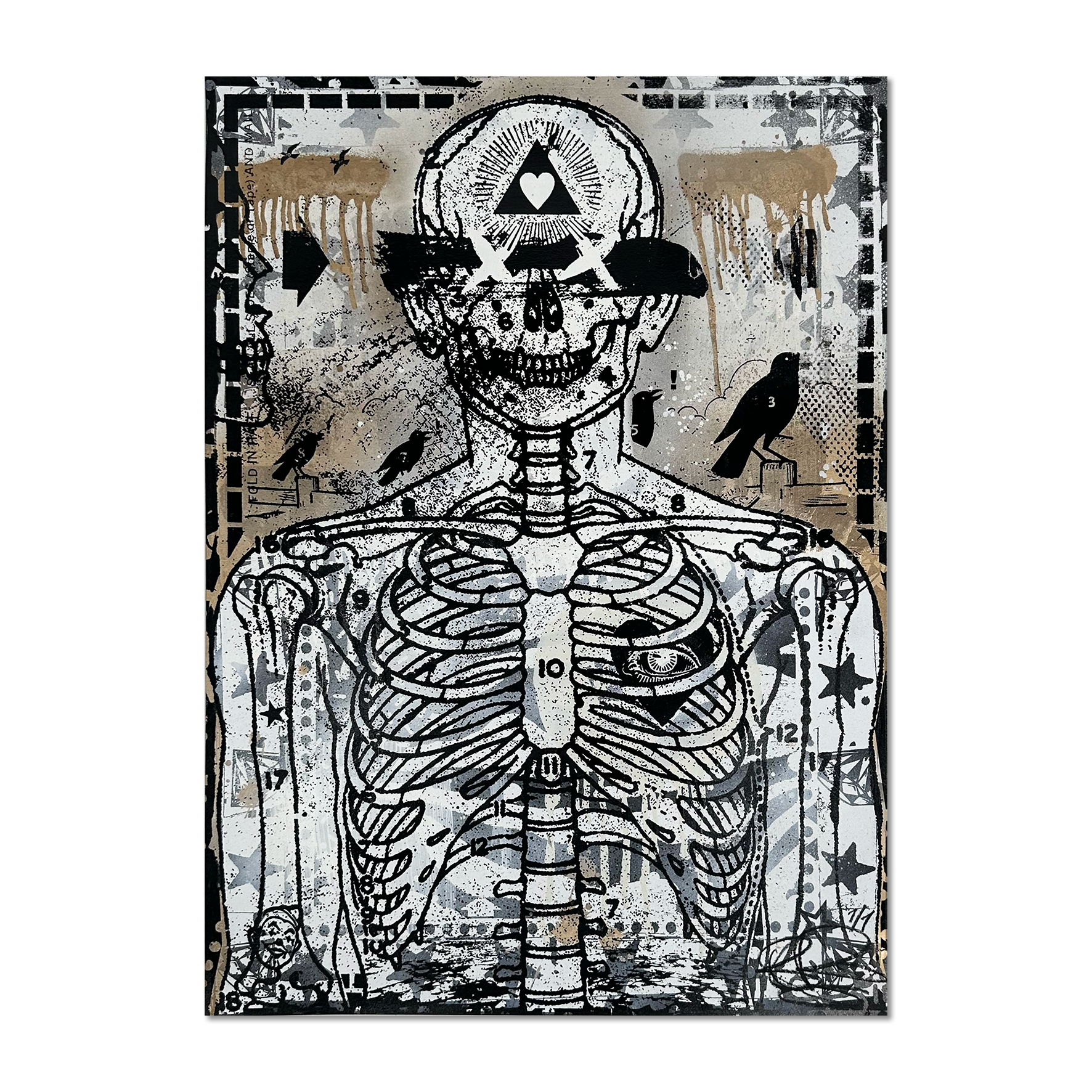 Ben Rider - Hearts and Mind - Limited Edition Screen Print - Artwork at Camden Open Air Gallery