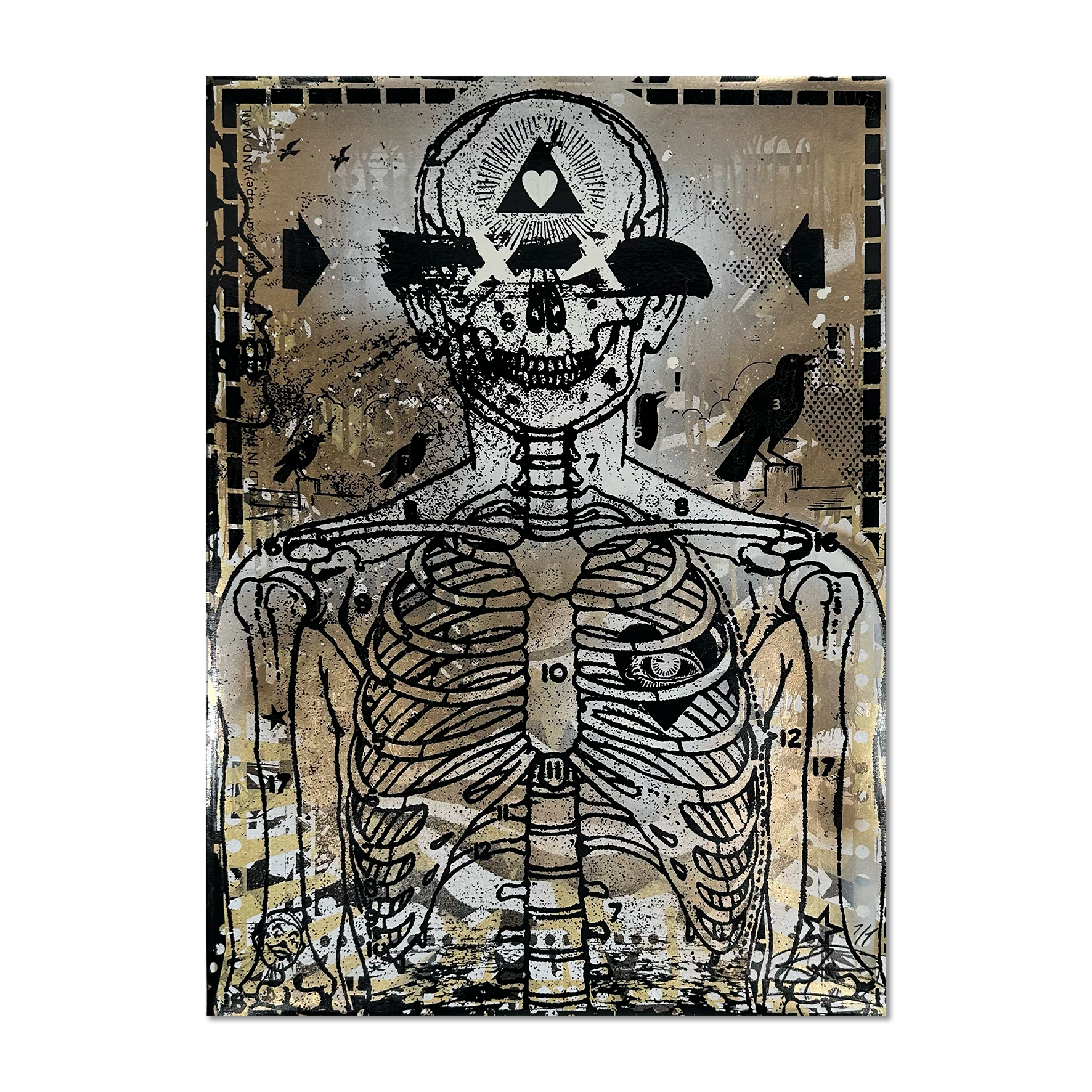 Ben Rider - Hearts and Mind - Limited Edition Screen Print - Artwork at Camden Open Air Gallery