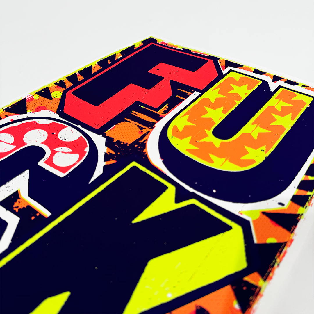 Ben Rider - FUCK - Screen Print - Camden Open Air Gallery Official