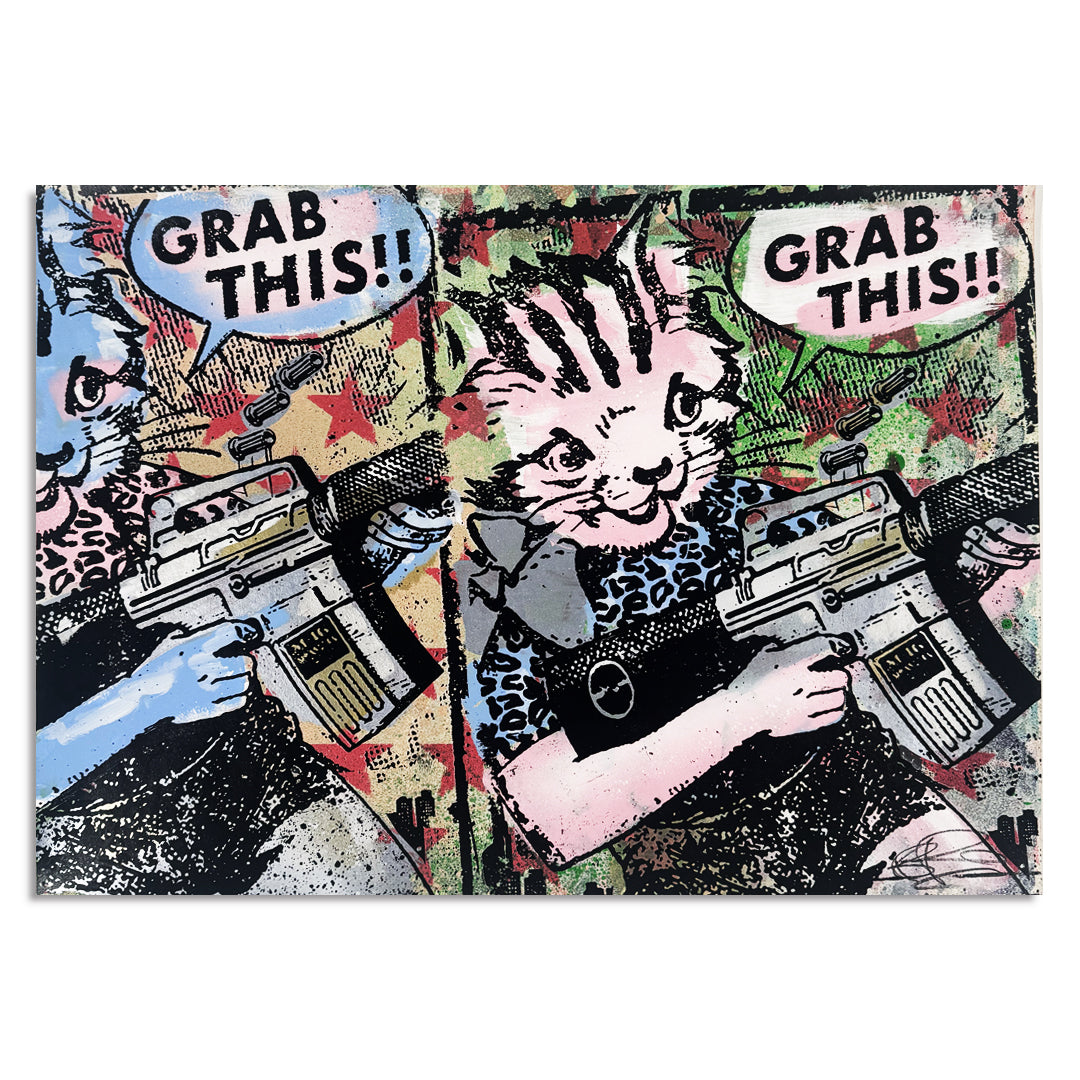 Ben Rider - Grab This !!! - Screenprint - Camden Open Air Gallery Official