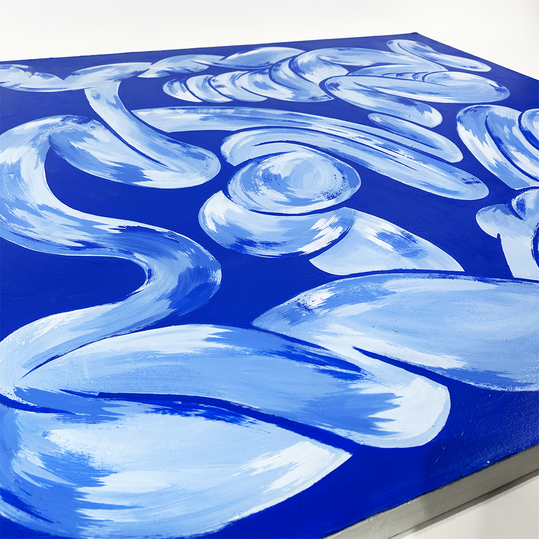 Cee Illustrate - Tangled Paths, Diptych (Blue) - Original Artwork - Camden Open Air Gallery Official