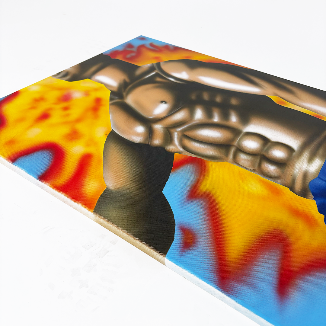 Max1000000 - Cool Guys Don't Look At Explosions - Original Artwork - Camden Open Air Gallery Official