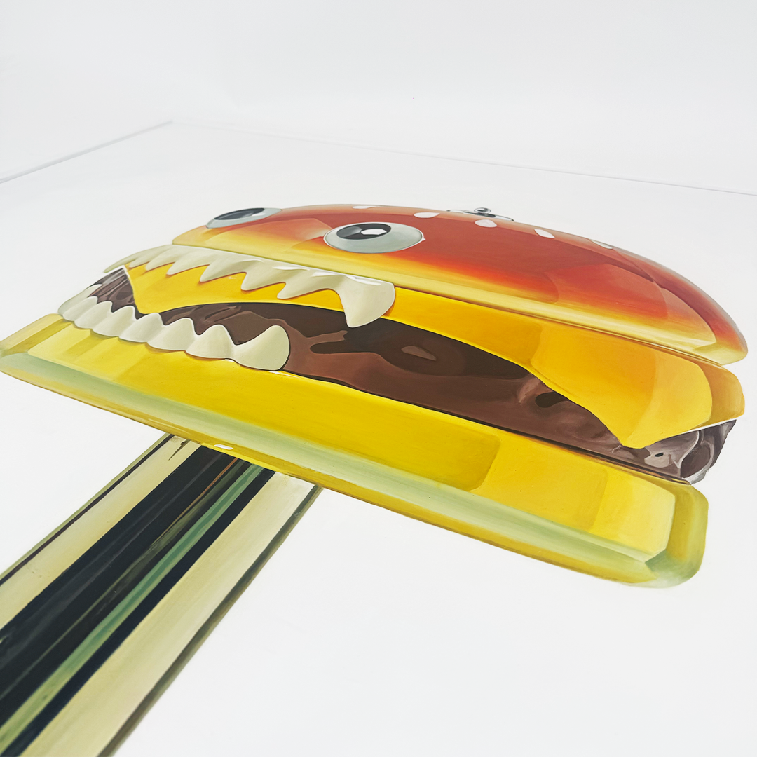 Titi Finlay - Burger Lamp - Original Artwork - Camden Open Air Gallery Official
