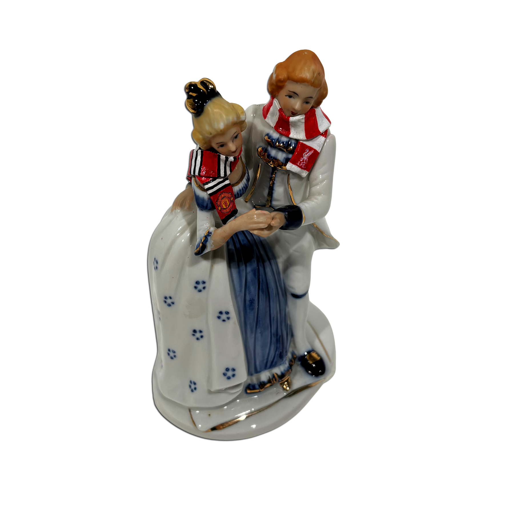 Playful ceramic ornament sculpture by Haus of Lucy, 20 x 8 x 8 cm