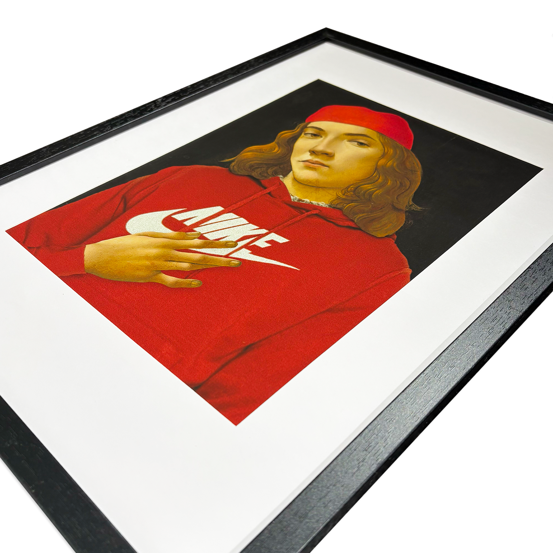 Haus of Lucy – Portrait of A Youth Wearing A Hoodie – Digital Print