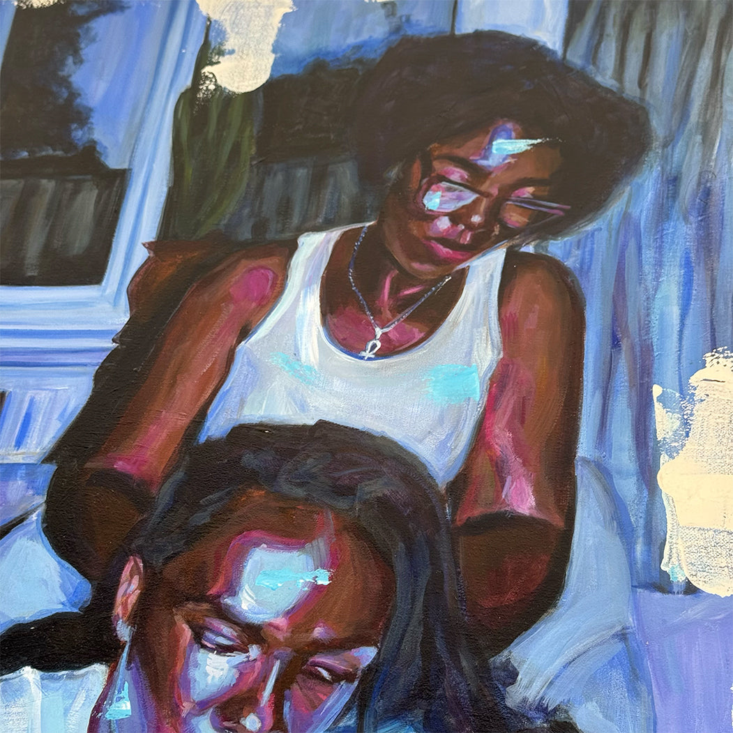 Signed verso detail Jade Coburn Kobbi original artwork