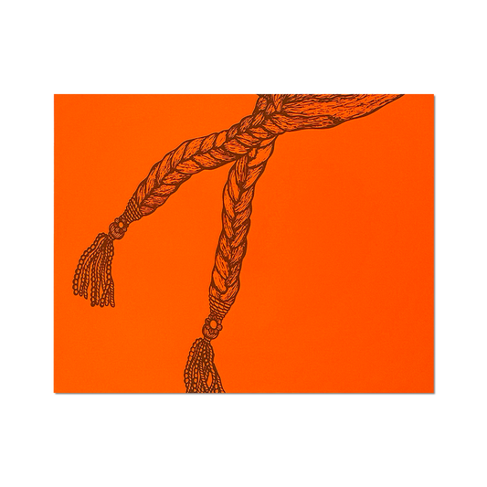 Kaajel Jayantilal Patel - The Swinging Paranda - Digital Print
