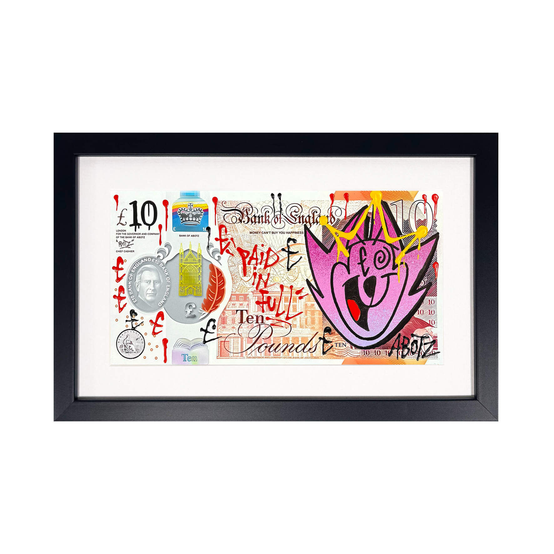 Abotz - £10 Charles Small - Original Artwork